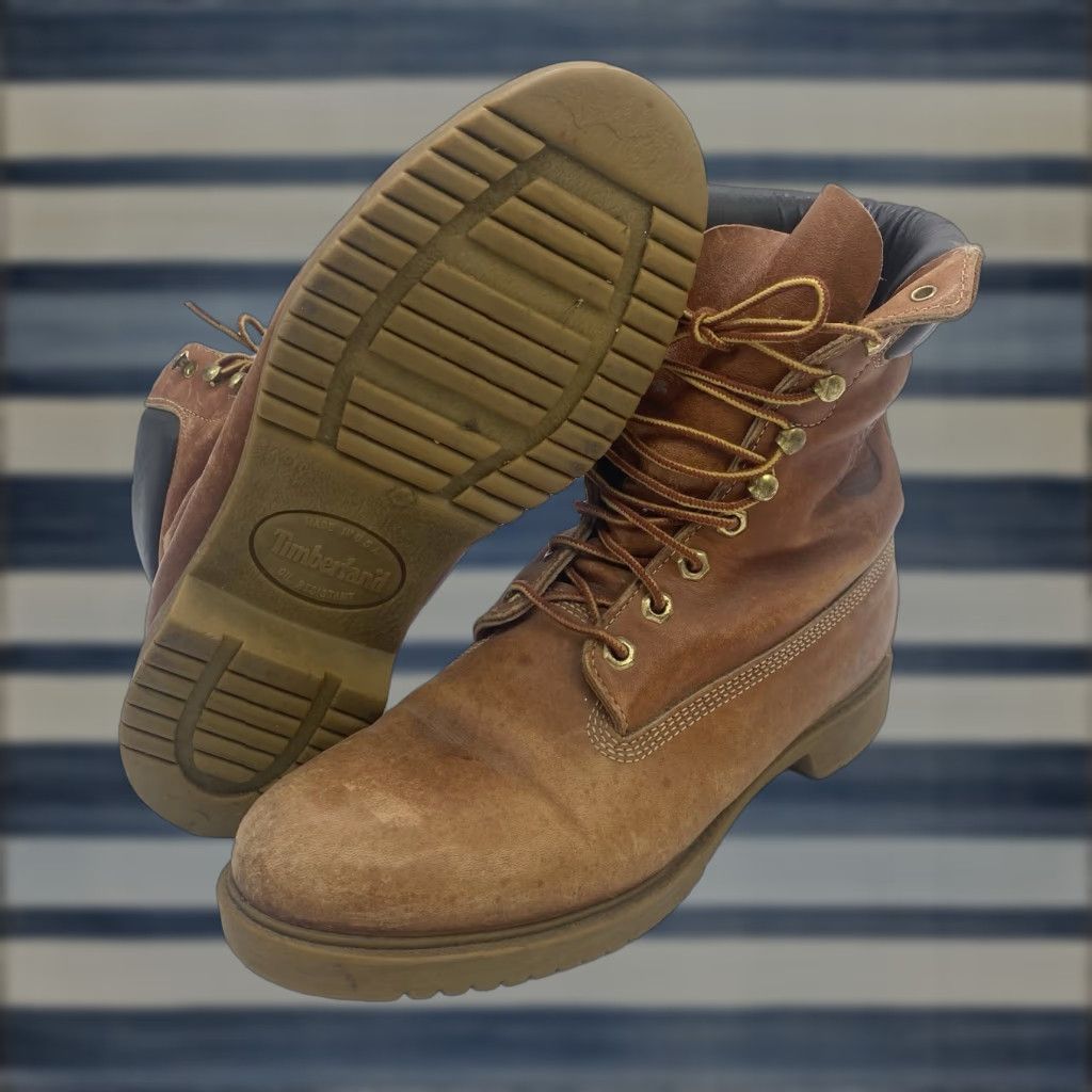 Timberland VINTAGE Timberland Boots Mens Size 9 Wide Leather  display picture 1
