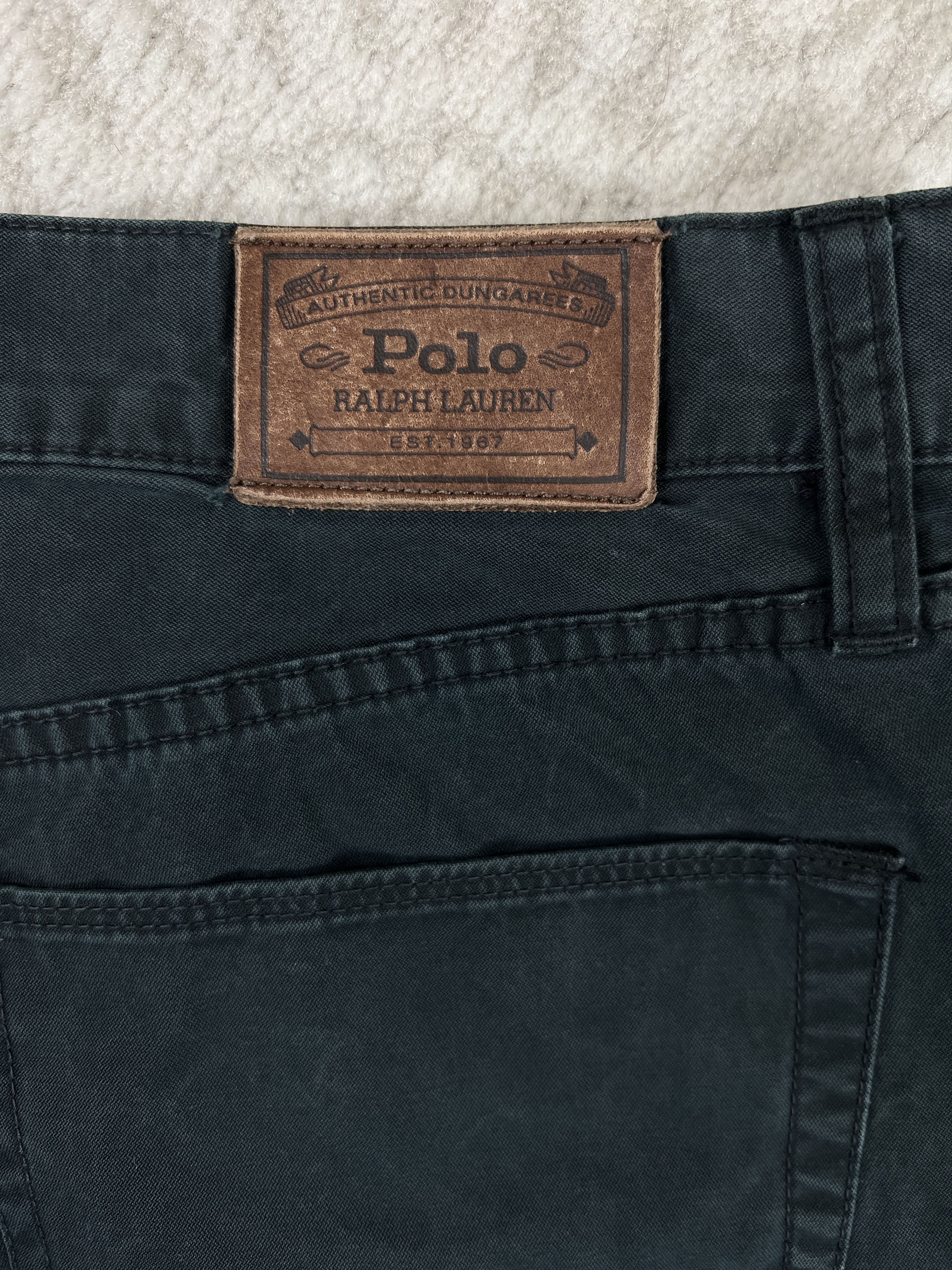 Polo Ralph Lauren Polo Ralph Lauren Pants Trousers Dark Green Washed Effect Size US 36 / EU 52 - 9 Thumbnail