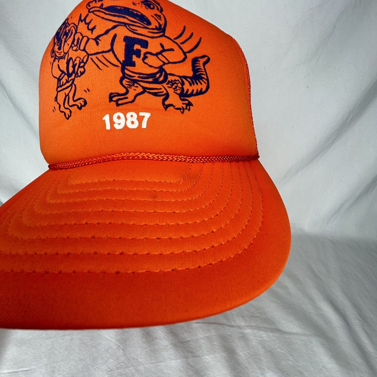 Vintage VTG 1987 University Of Florida Gators UF Trucker Hat Size ONE SIZE - 2 Thumbnail