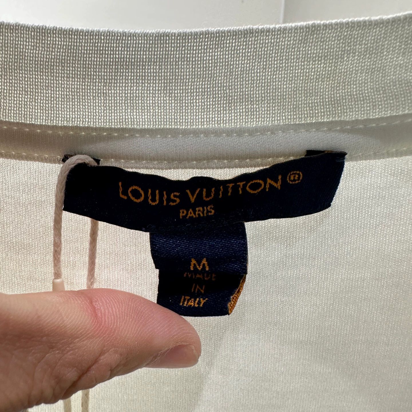Louis Vuitton Louis Vuitton 25SS apr480 Stamp Chain Tee M Cotton Size M / US 6-8 / IT 42-44 - 3 Thumbnail