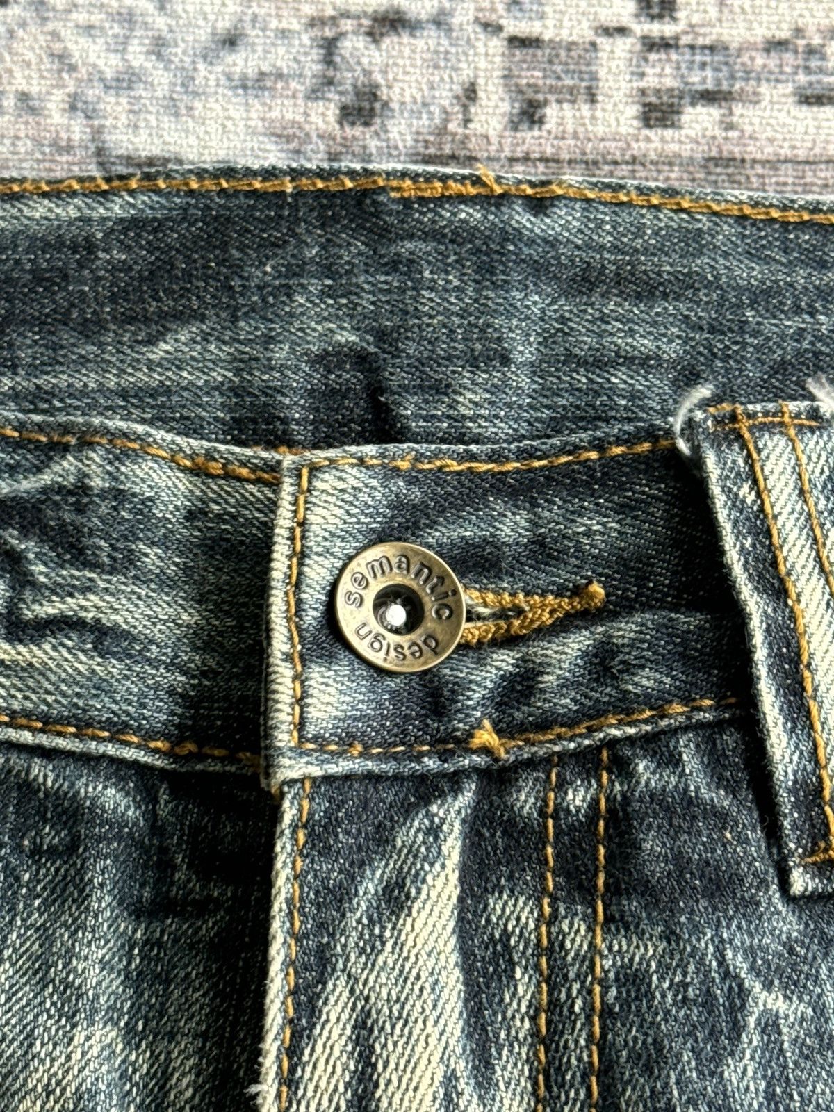 semanticdesign Y2K Vintage Semantic design Punk Flared Denim / ifsixwasnine Size US 29 - 8 Thumbnail