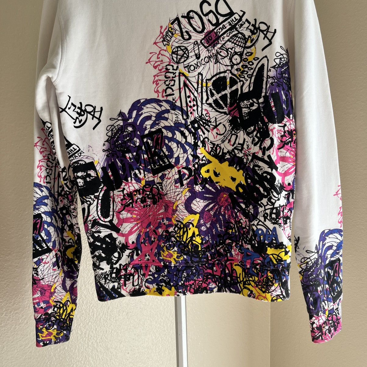 Dsquared2 Dsquared2 Japanese Manga Graffiti Print Sweatshirt Size M Size US M / EU 48-50 / 2 - 6 Thumbnail