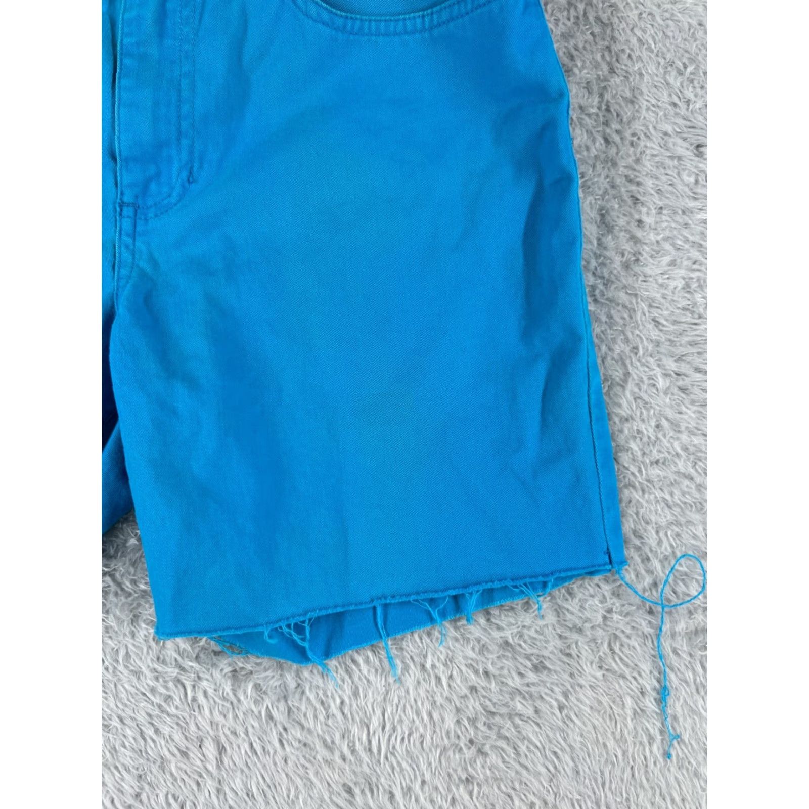 Ralph Lauren Lauren Ralph Lauren Shorts Women 2P Blue Cutoff 100% Cotton Twill Mid Rise 24x6 Size 26" / US 2 / IT 38 - 2 Thumbnail