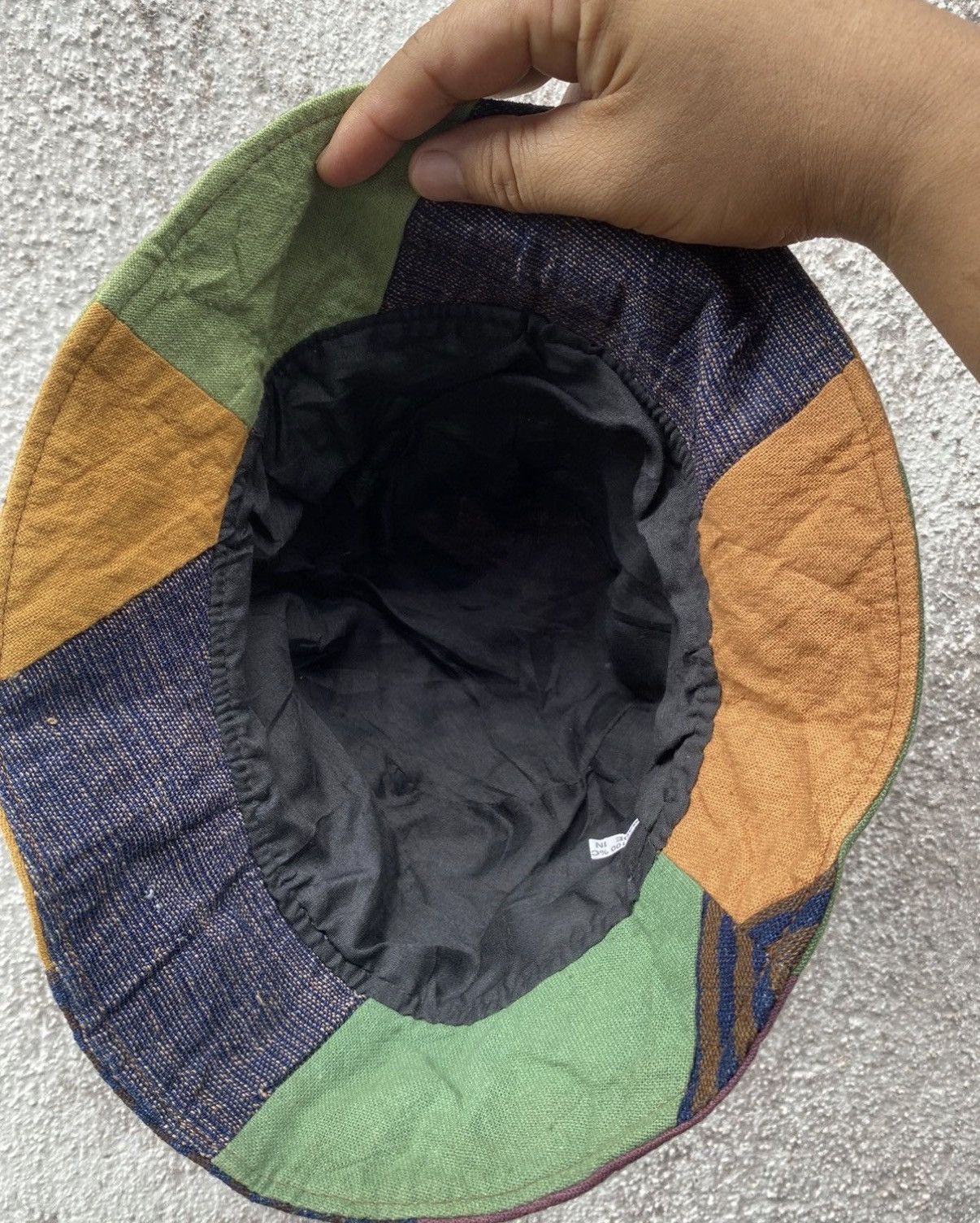 Japanese Brand VTG Patchwork Style Kapital Hat Size ONE SIZE - 5 Thumbnail