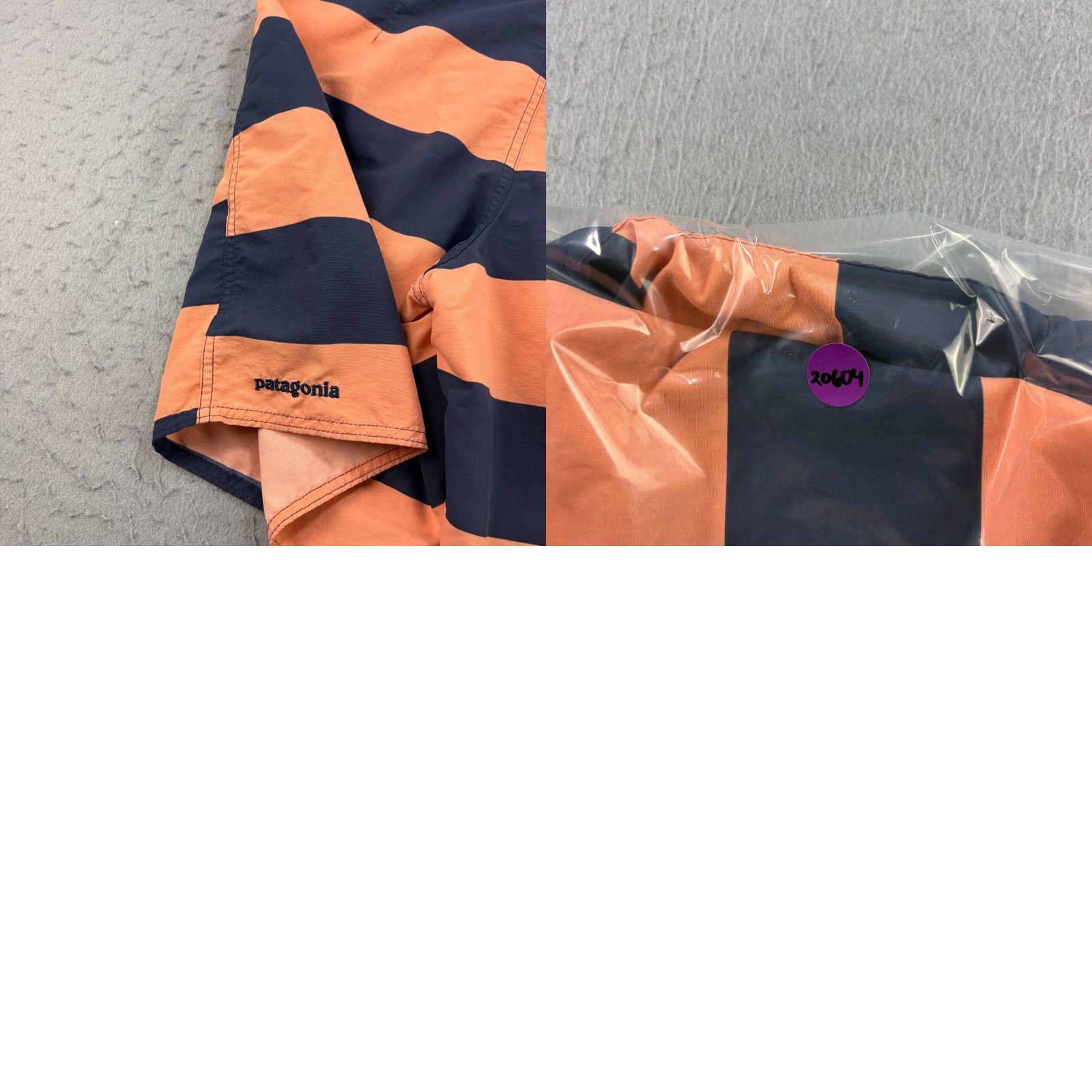 Patagonia Patagonia Board Shorts Mens 30 Orange Striped Wavefarer Bathing Suit Bottoms Size US 30 / EU 46 - 8 Thumbnail