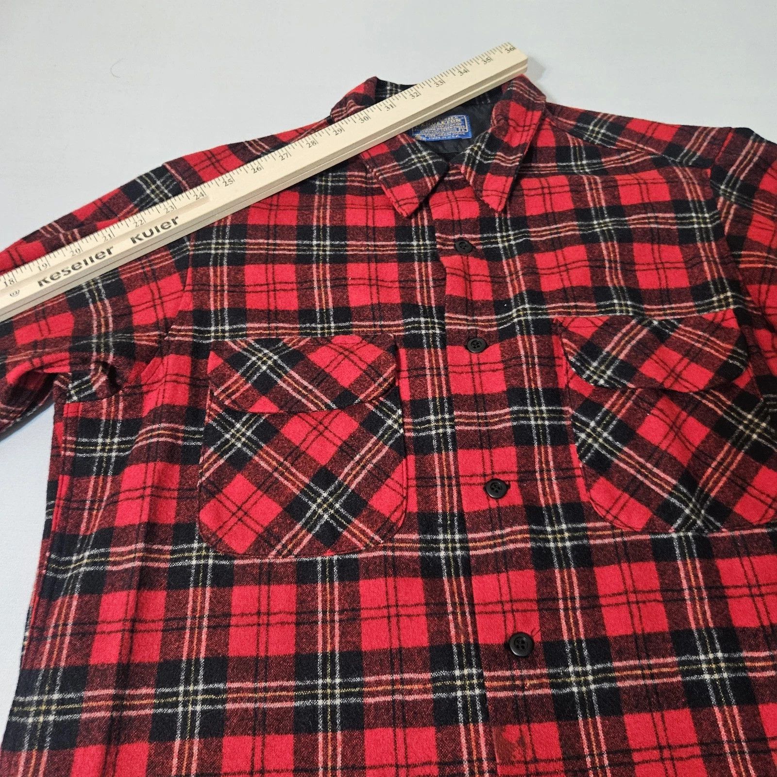 Pendleton 60s Pendleton CLUNY TARTAN Shirt L Wool Flannel USA VTG Size US L / EU 52-54 / 3 - 8 Thumbnail