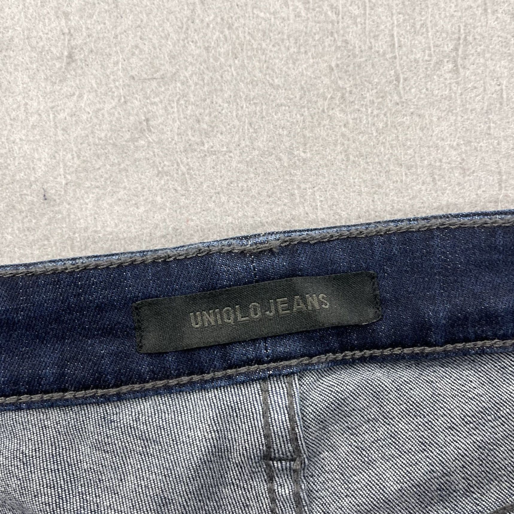 Uniqlo Uniqlo Jeans Mens 28x28 Blue Dark Kaihara Japanese Denim Slim Straight Regular Inseam 28 Size US 28 / EU 44 - 4 Thumbnail