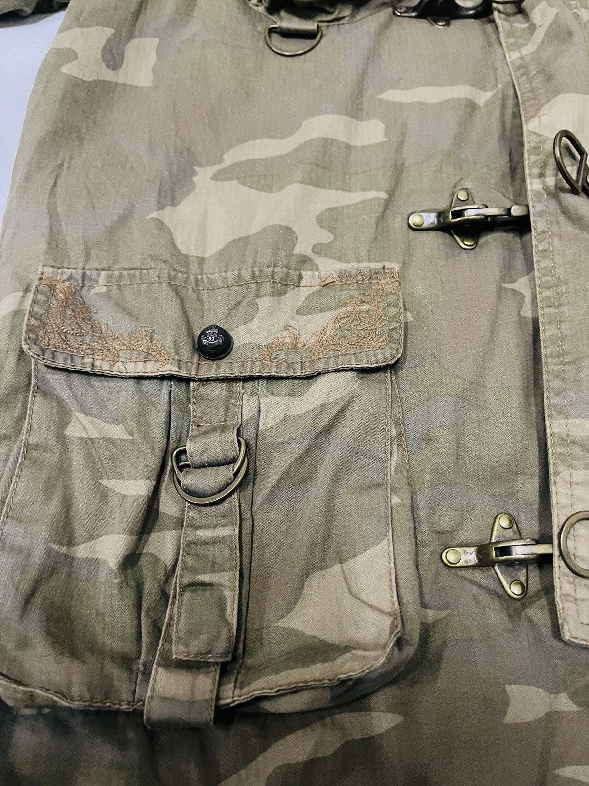 Japanese Brand Kissmark Camo Design Parka Jacket Size US L / EU 52-54 / 3 - 12 Thumbnail