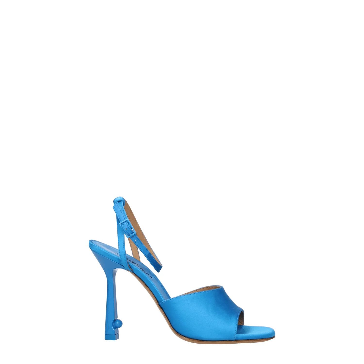 Off-White ob1o1e1124 Satin Sandals in Blue Size US 10 / IT 40 - 1 Thumbnail