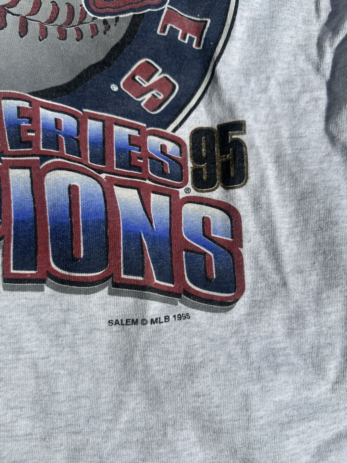 Vintage Vintage Braves 1995 World Series Championship Tee Size US L / EU 52-54 / 3 - 3 Thumbnail