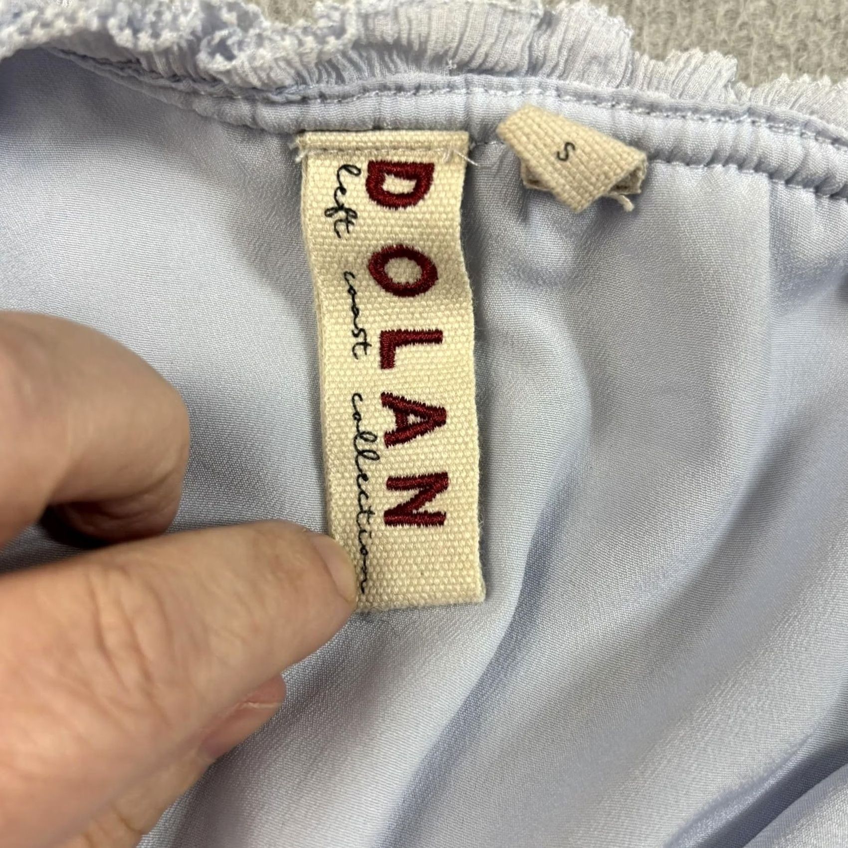 Vintage Dolan Silk Dress Women Small Blue Ruffle Sundress Midi Sheer Coquette Fairy Boho Size S / US 4 / IT 40 - 3 Thumbnail