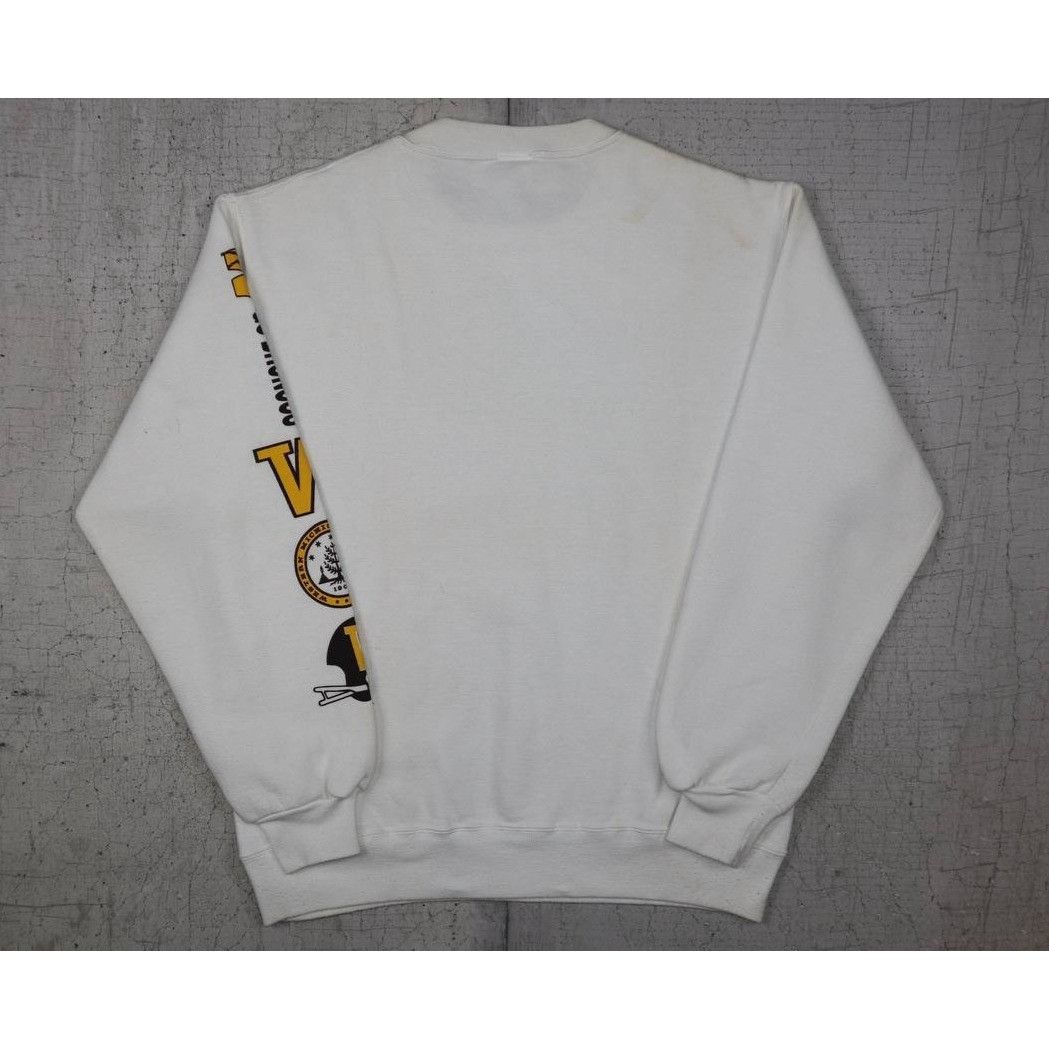 Vintage Vintage 90s Western Michigan Broncos Sweatshirt M White USA Size US M / EU 48-50 / 2 - 4 Thumbnail