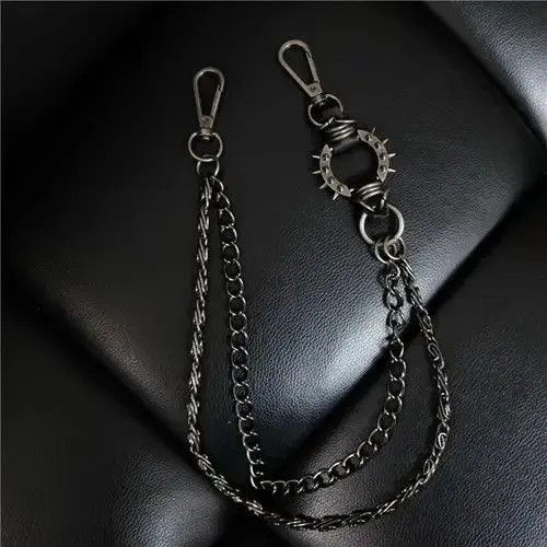 VIBE 2 Layer Waist Punk Wallet Chain Size ONE SIZE - 2 Thumbnail