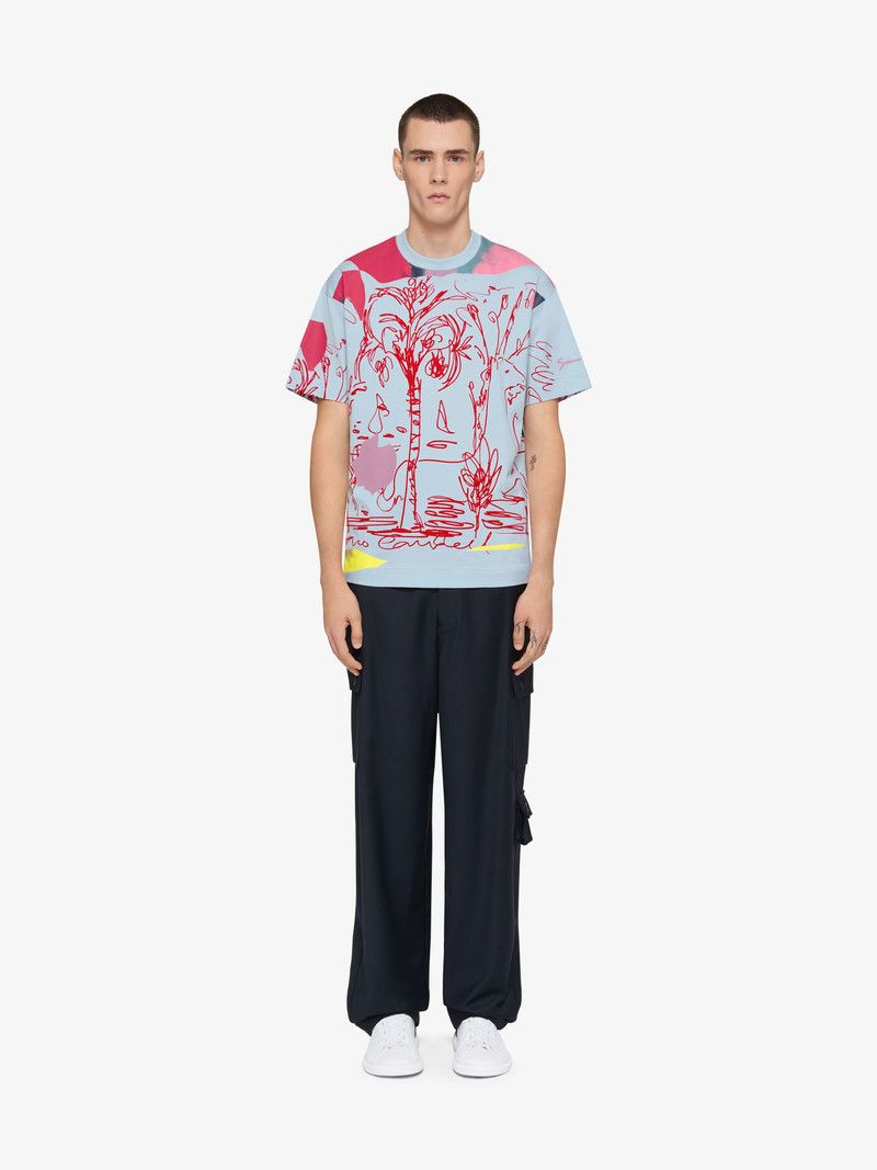 Givenchy o1w1db10326 Regular Fit T-Shirt in Multicolor Size US M / EU 48-50 / 2 - 2 Thumbnail