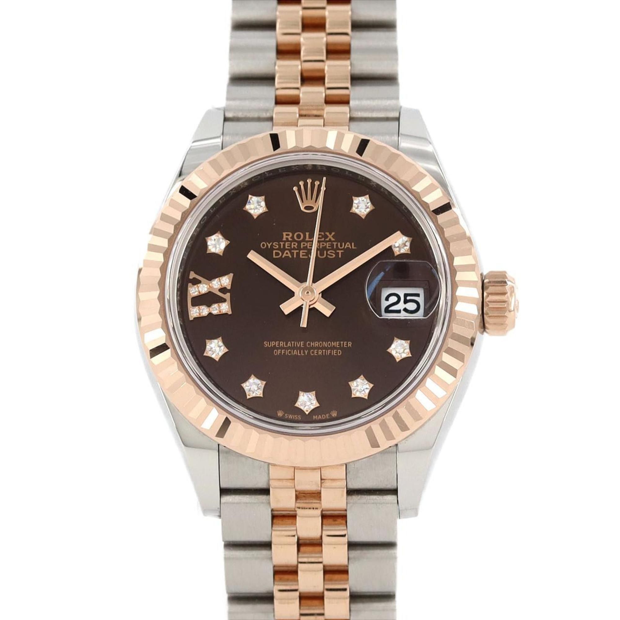 Rolex Datejust 279171G Ssxpg Watch Automatic Winding Random Number in Brown, Women's