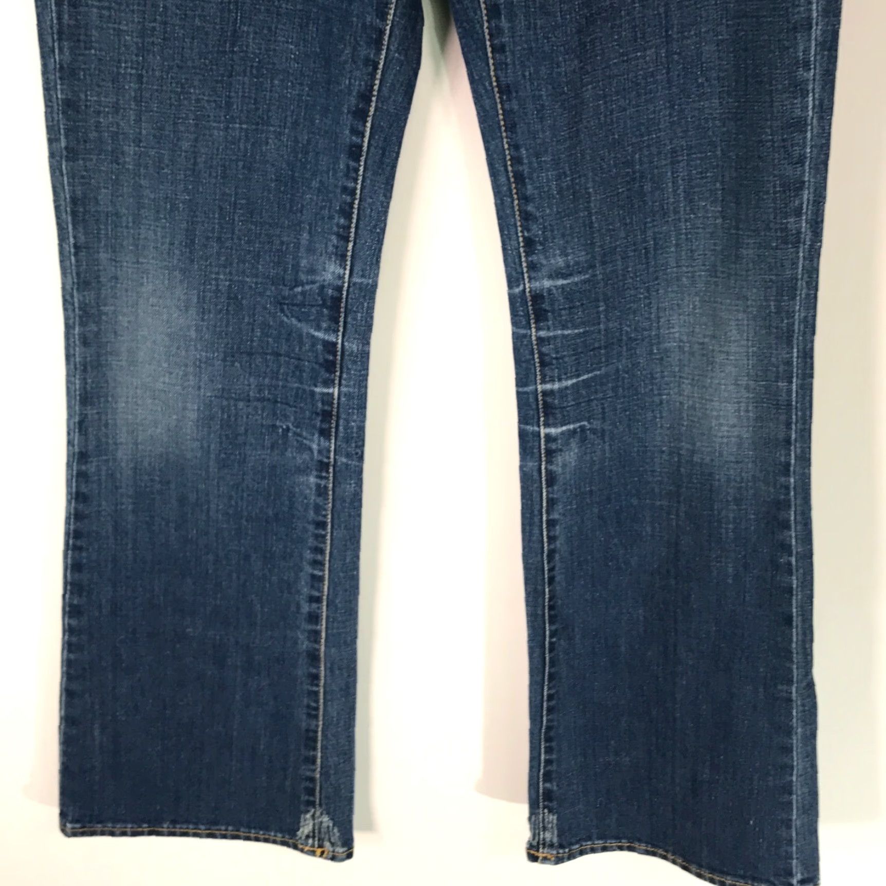 Polo Ralph Lauren Polo Ralph Lauren Womens Ultra Low Rise Casual Blue Denim Boot Cut Jeans Size 8 Size 30" / US 8 / IT 44 - 4 Thumbnail