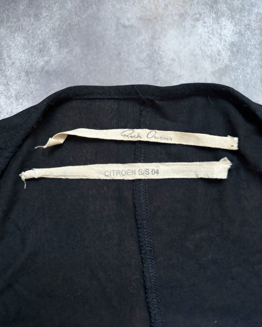 Rick Owens Rick Owens CITROEN S/S 04 Asymmetric Draped Cardigan Size S / US 4 / IT 40 - 3 Thumbnail