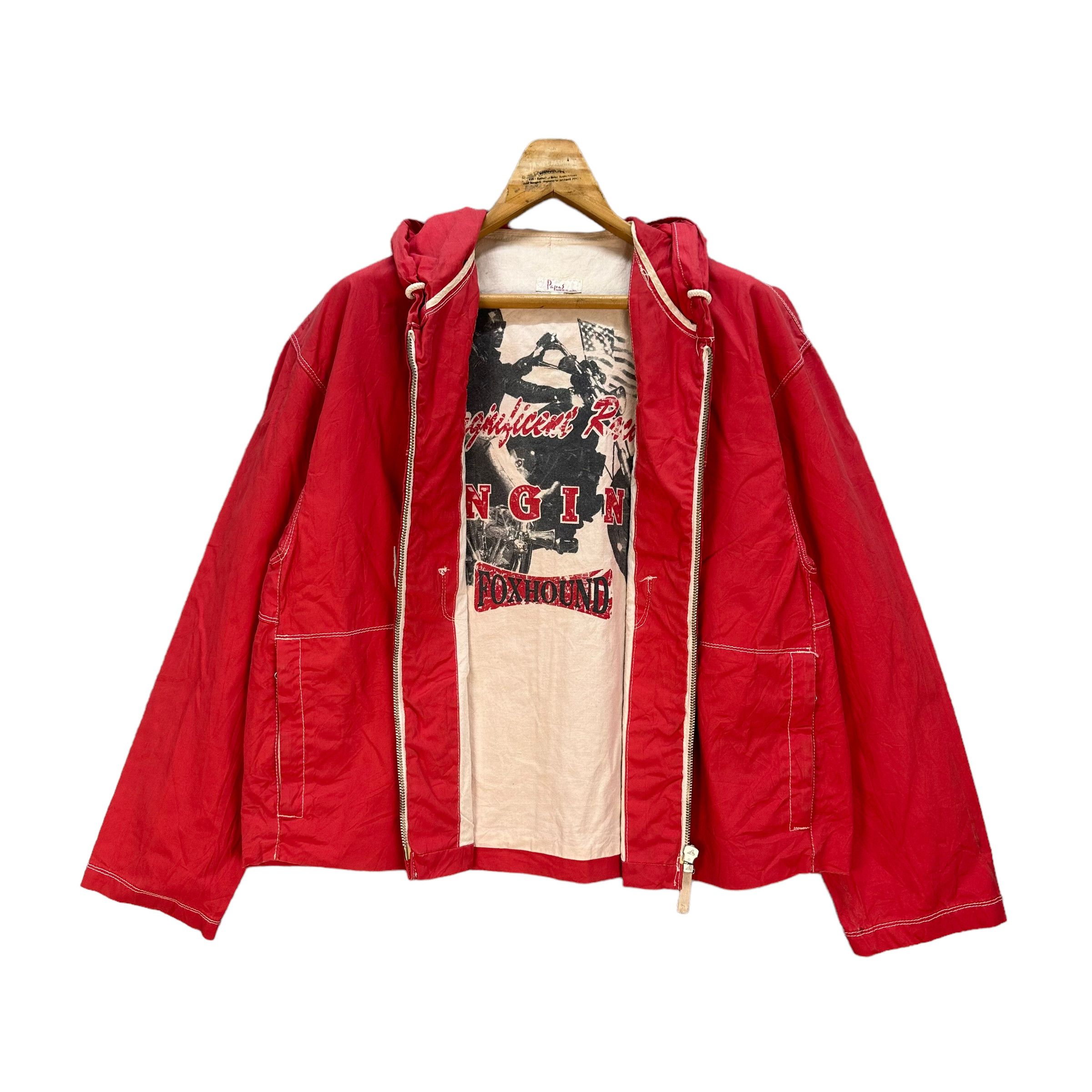 Japanese Brand MAGNIFICENT RACING ENJINE FOXHOUND PAPAS JACKET #8455-010 Size US L / EU 52-54 / 3 - 1 Thumbnail