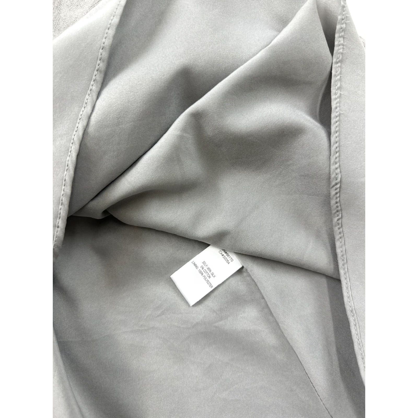 Vintage VINTAGE Anthropologie BHLDN "There Is Only You & Me" Dress 6 Gray Silk Bridesmaid Size US S / EU 44-46 / 1 - 6 Thumbnail