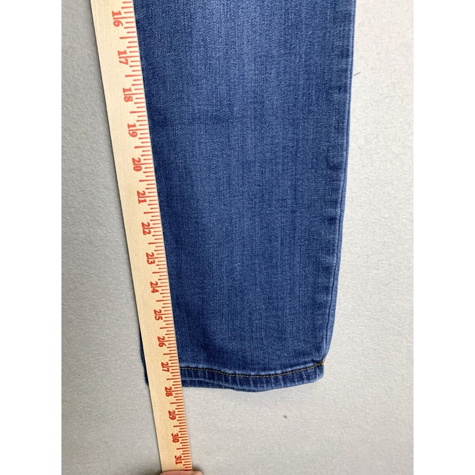 Vintage Judy Blue Jeans Womans 32 Blue Straight Fit Y2K Stretch Preppy Cowgirl JB82356DK Size 24" / US 00 / IT 34 - 5 Thumbnail
