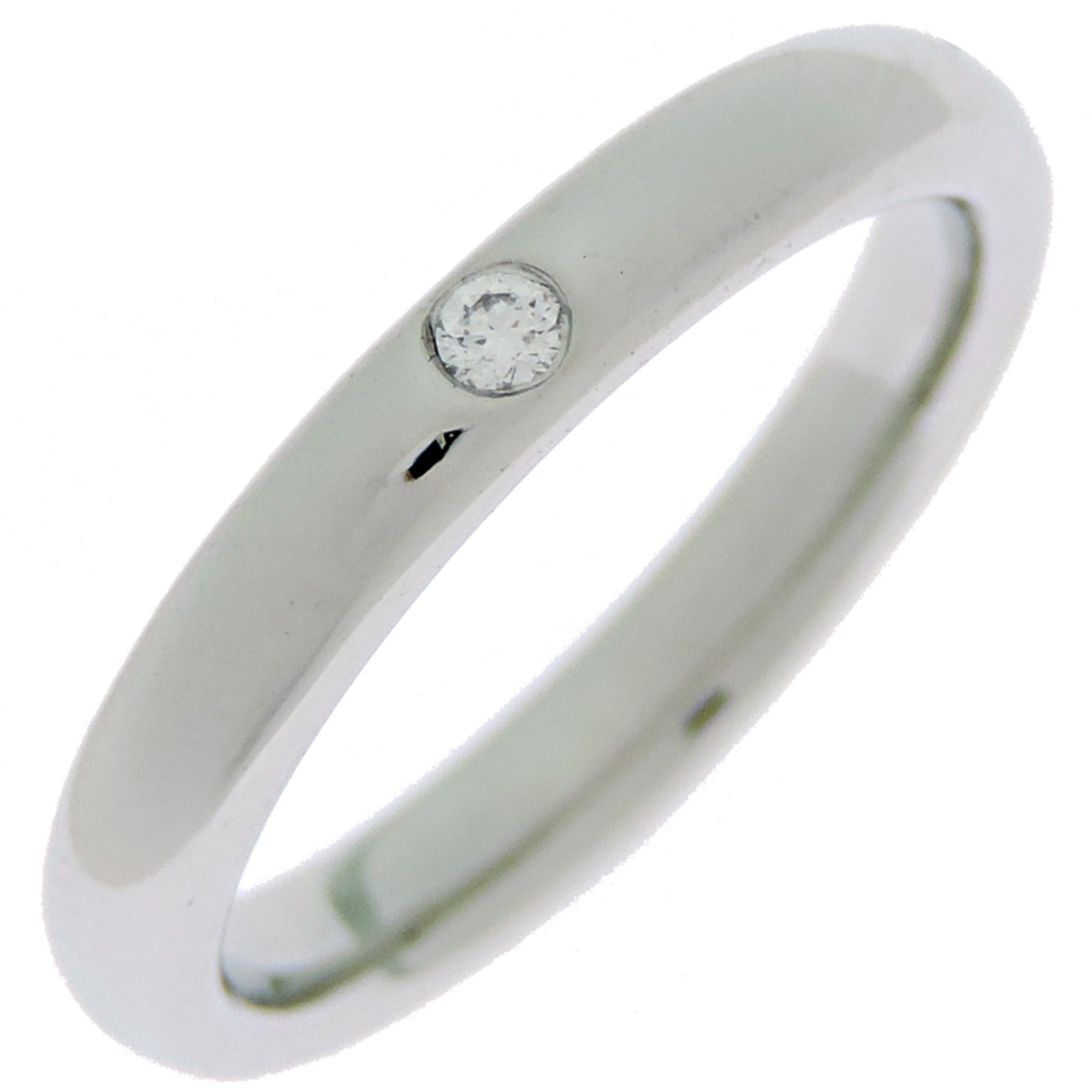 Tiffany & Co. Tiffany & Co. Elsa Peretti Stacking Band Diamond Women's Ring, Platinum 950 Size ONE SIZE - 1 Thumbnail