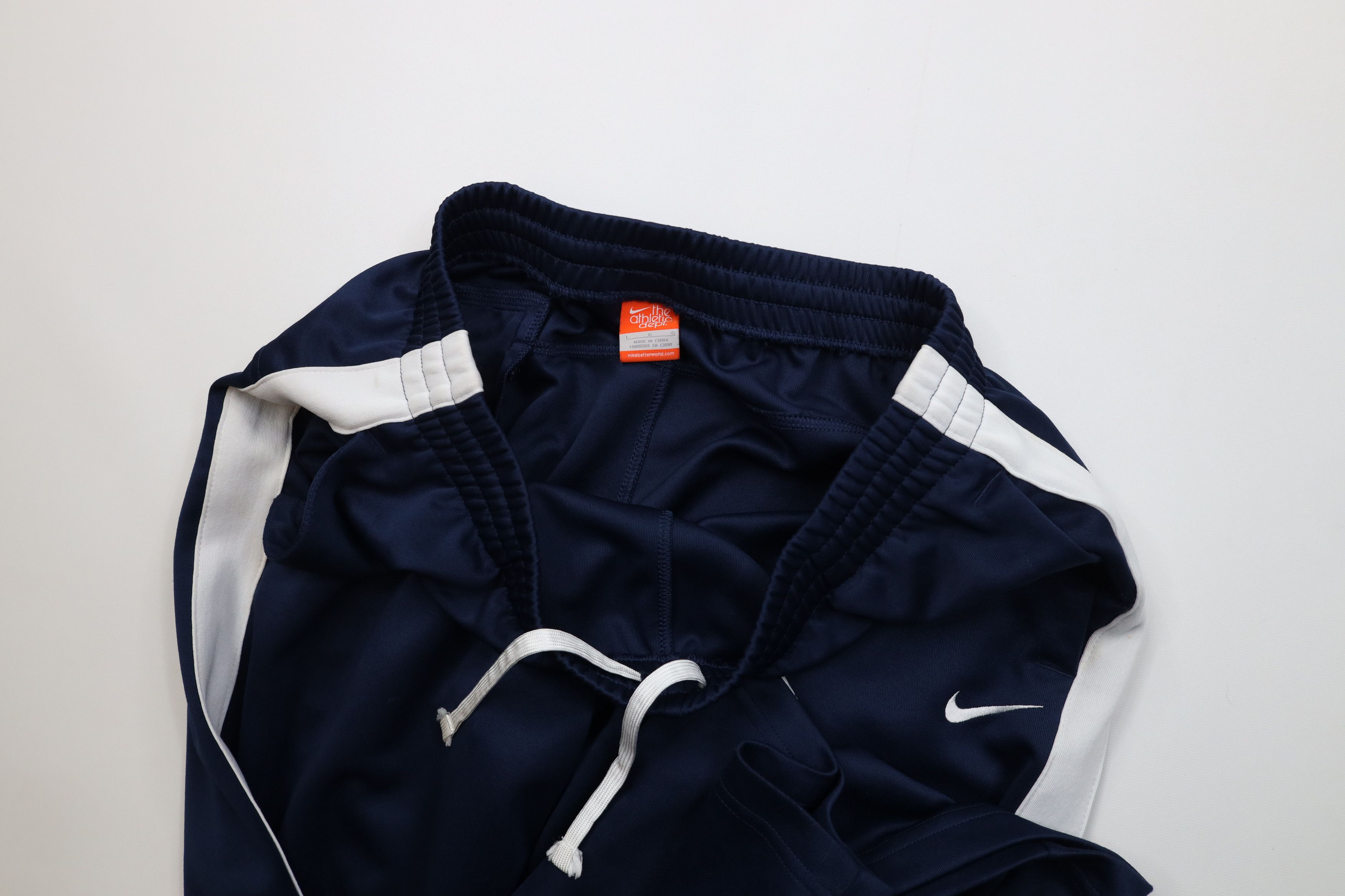 Nike Vintage Y2K Nike Scott Mini Swoosh Wide Leg Pants Blue Size US 36 / EU 52 - 10 Thumbnail