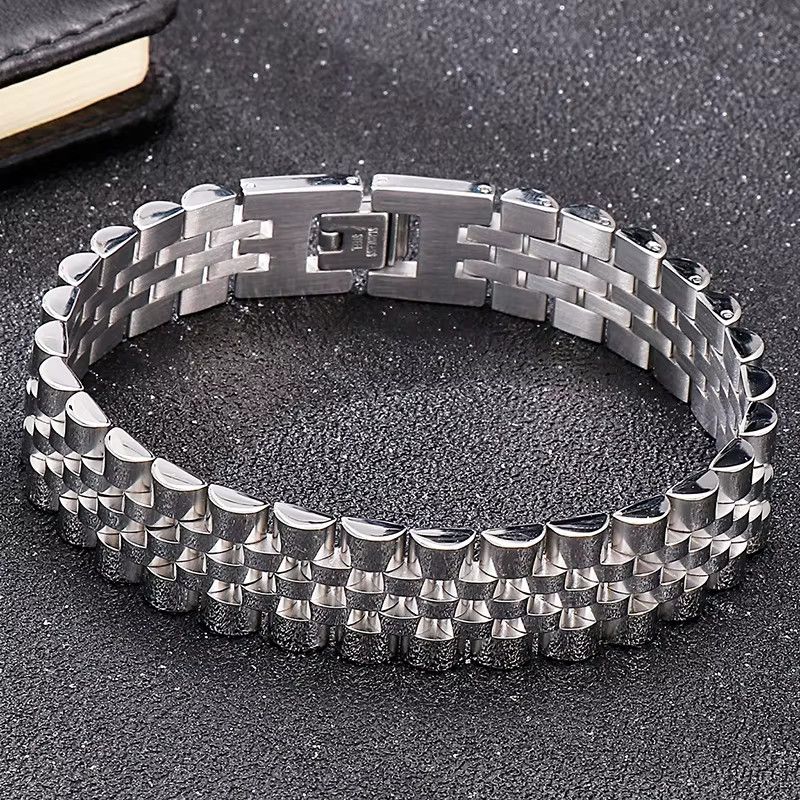 Other Stainless Steel 10mm Watch Chain Unisex Bracelet Size ONE SIZE - 3 Thumbnail