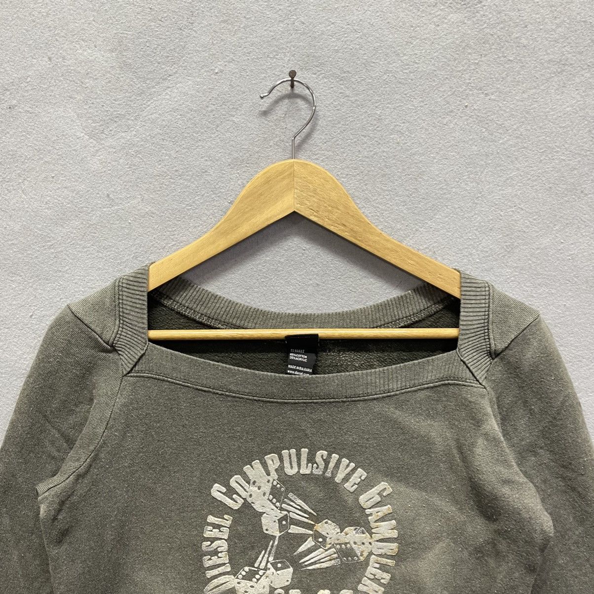 Diesel Vintage Diesel “Compulsive” Graphic Sweatshirt Size S / US 4 / IT 40 - 2 Thumbnail
