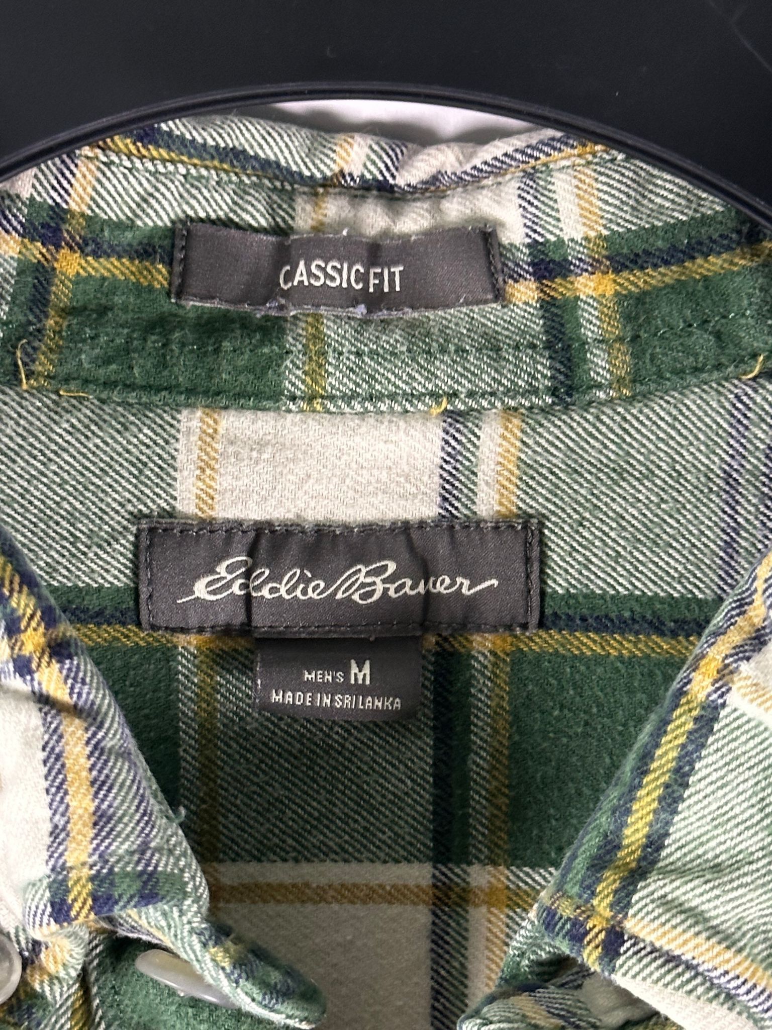 Eddie Bauer Eddie Bauer Shirt Mens M Green Plaid Button Up Flannel Long Size US M / EU 48-50 / 2 - 5 Thumbnail