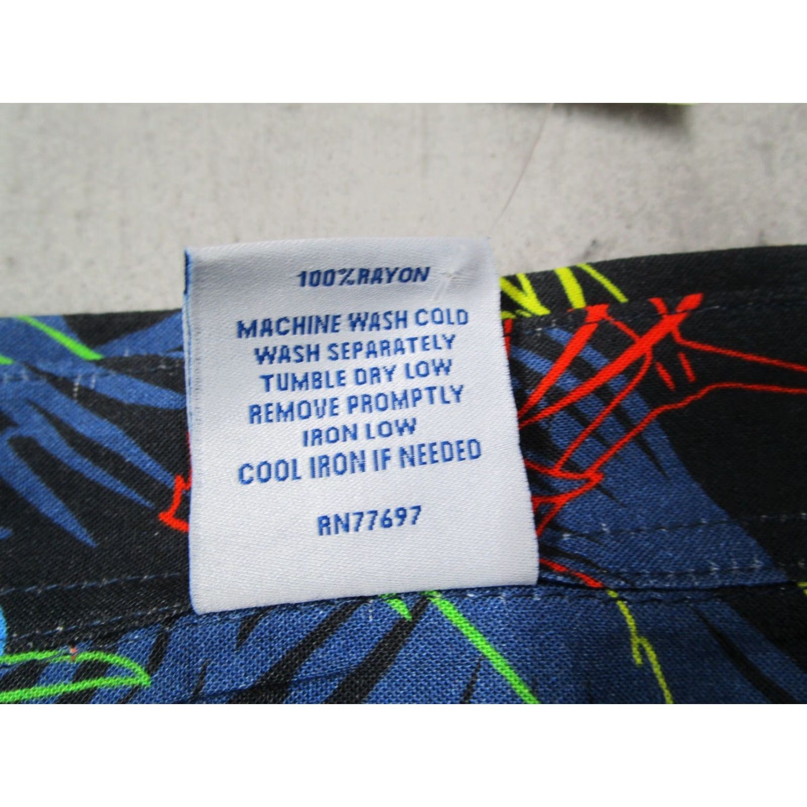 Guy Harvey Guy Harvey Shirt Men Large Blue Button Up Popper Marlin Hawaiian Tiki AOP Size US L / EU 52-54 / 3 - 6 Thumbnail