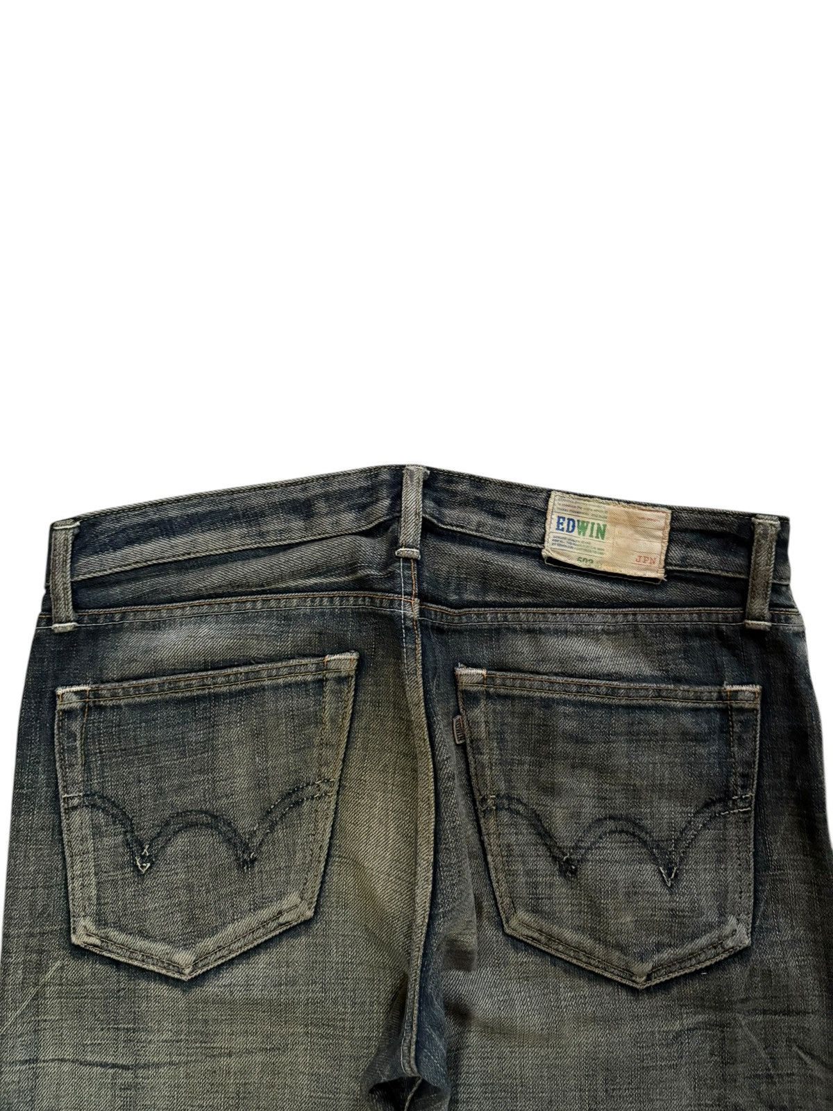 Edwin Vintage Japanese Edwin 502 Rusty Mud Wash Baggy Jeans Size US 35 - 8 Thumbnail
