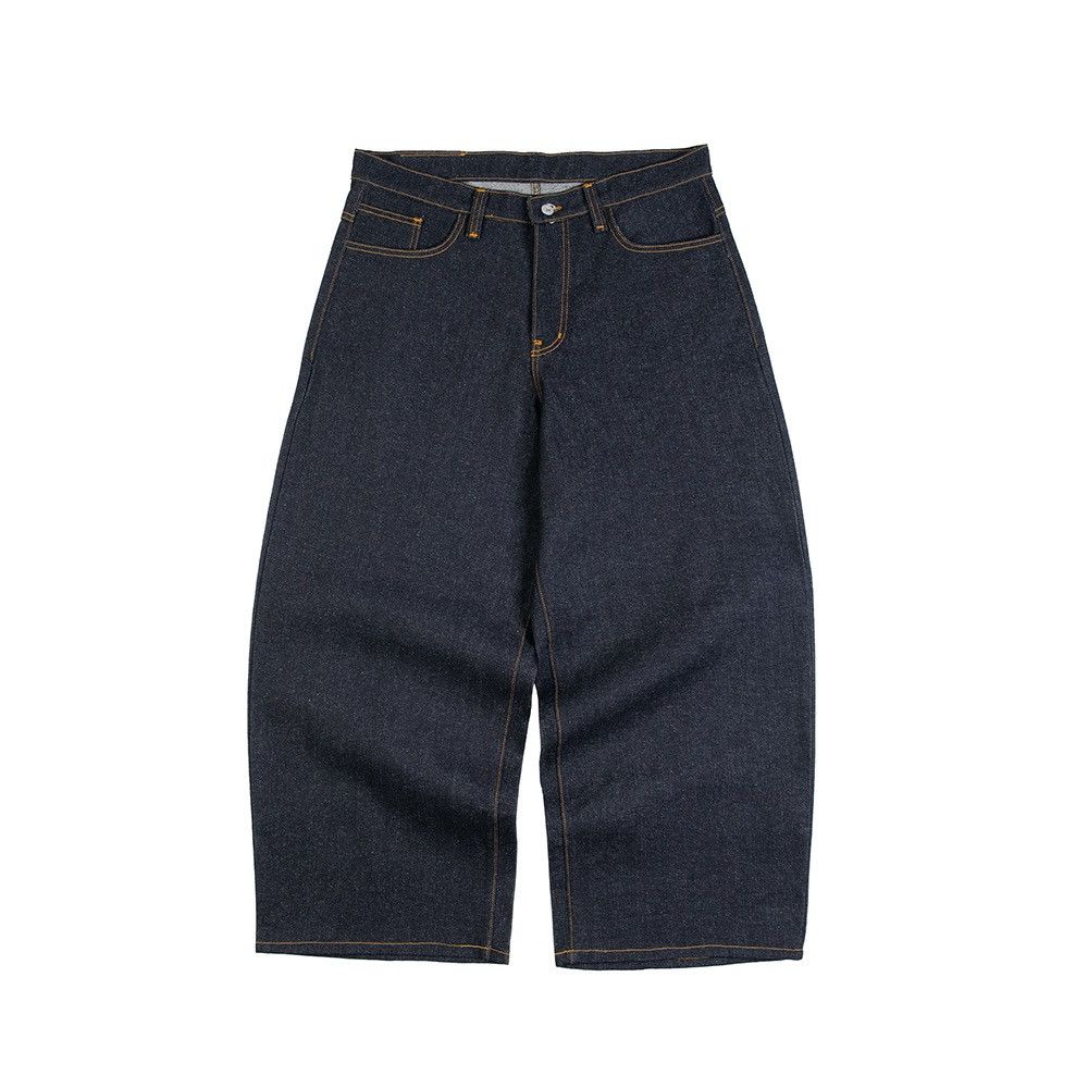 Designer × Japanese Brand Wide Raw Baggy Denim 13.5oz NEW Size US 32 / EU 48 - 1 Thumbnail