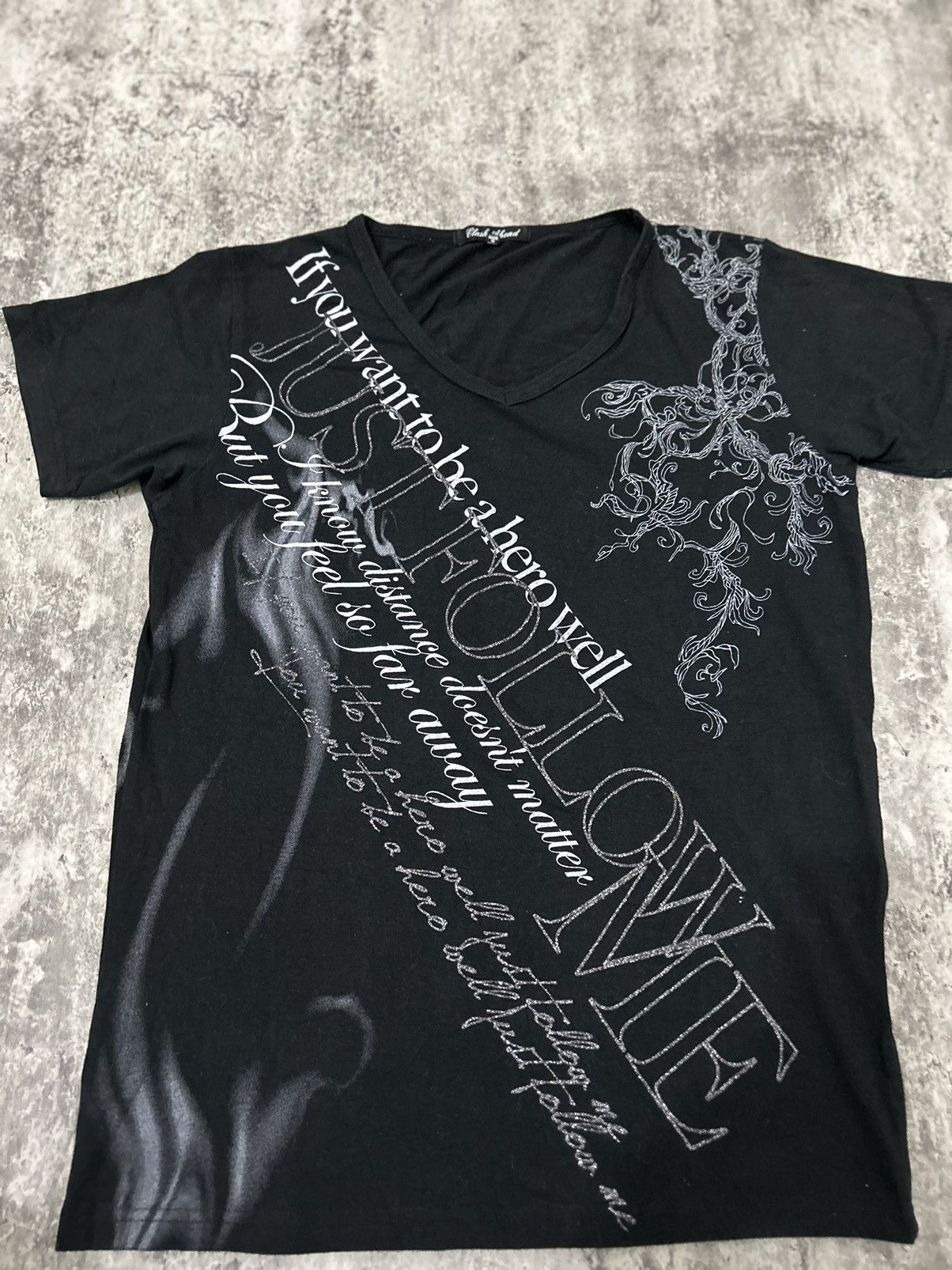 14th Addiction × If Six Was Nine × Le Grande Bleu (L.G.B.) Japanese Clash Ahead Poem Tshirt Size US M / EU 48-50 / 2 - 3 Thumbnail
