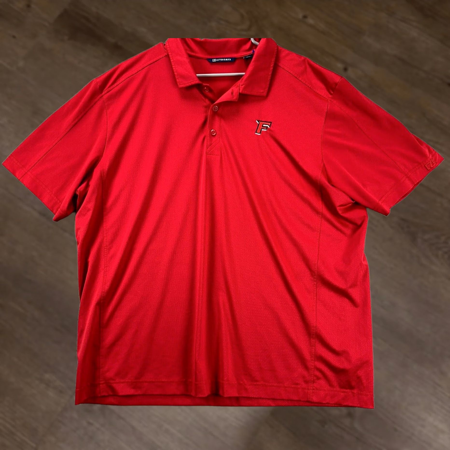 Cutter & Buck Cutter Buck Shirt Mens 2XL Red Golf Polo Stretch Short Sleeve Athletics Rugby Polo Adult Golfing Golfer Outdoor Walking Comfort Mens Size US XXL / EU 58 / 5 - 1 Thumbnail