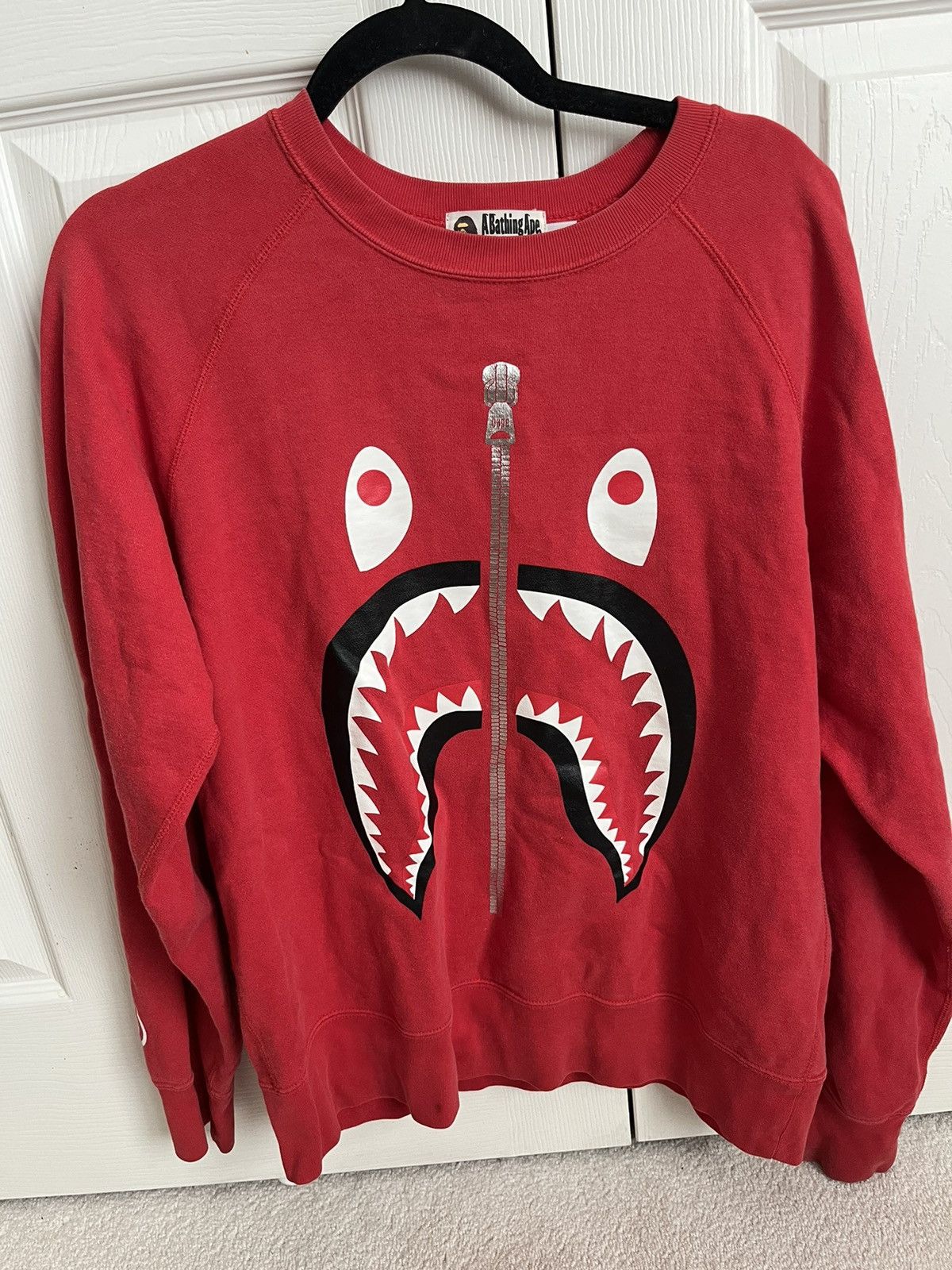 Bape Bape Shark Crewneck half zip Size US L / EU 52-54 / 3 - 1 Thumbnail