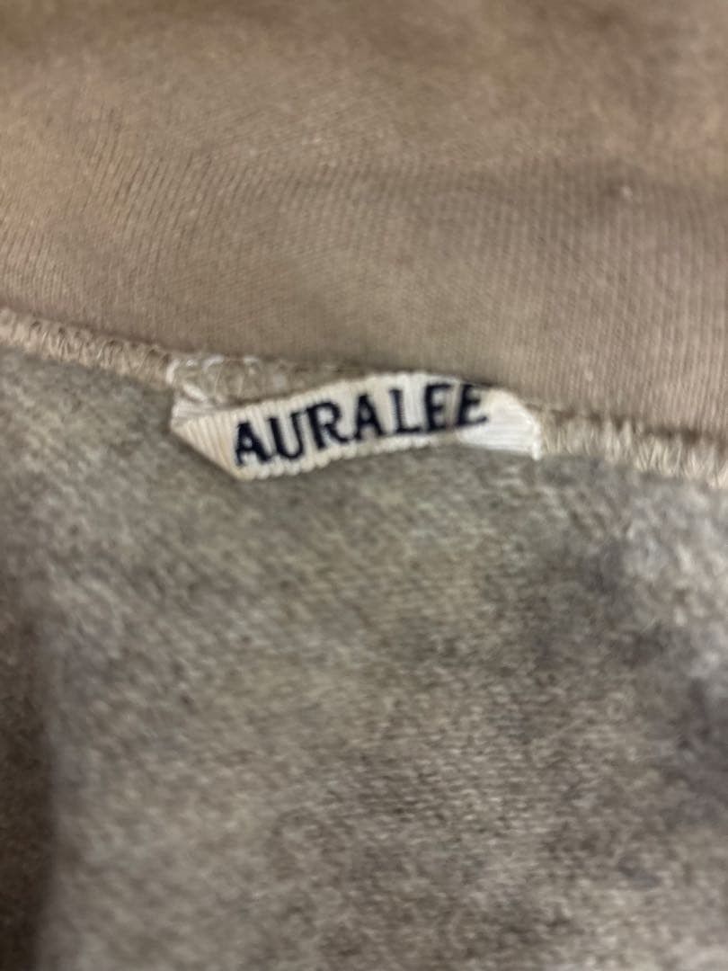 Auralee AURALEE BACK WOOL HALF ZIP P/O Beige M Size US M / EU 48-50 / 2 - 3 Thumbnail