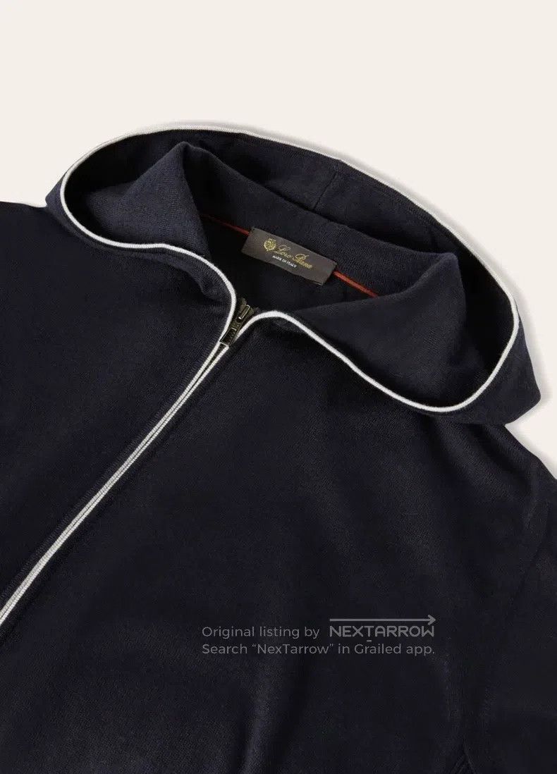 Loro Piana Loro Piana Men's Spring Autumn Cashmere Knitwear Jacket Size US XL / EU 56 / 4 - 5 Thumbnail