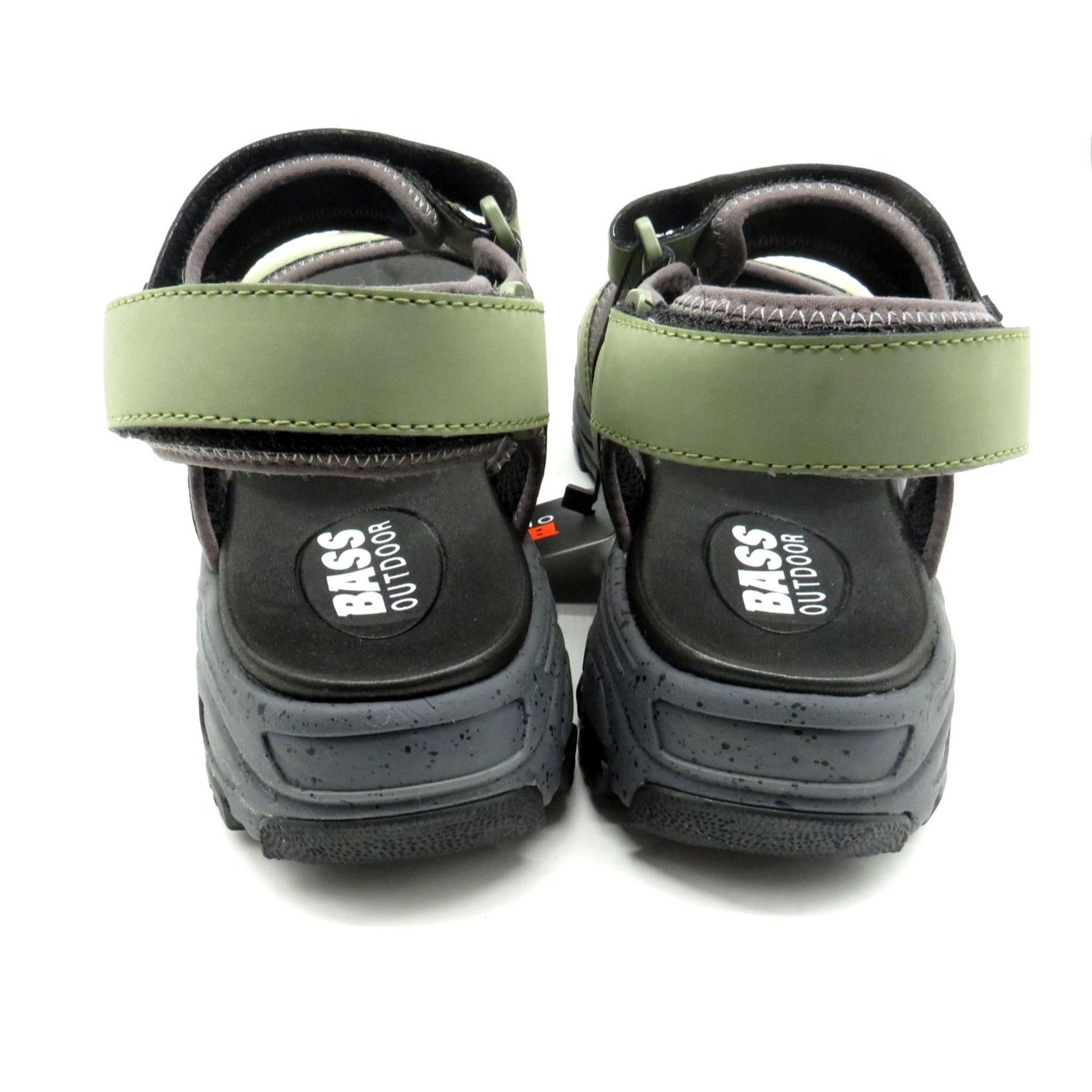 Bass Bass Outdoor Mens Green Gray Adjustable Strap Trail Sandals Size US 11.5 / EU 44-45 - 5 Thumbnail