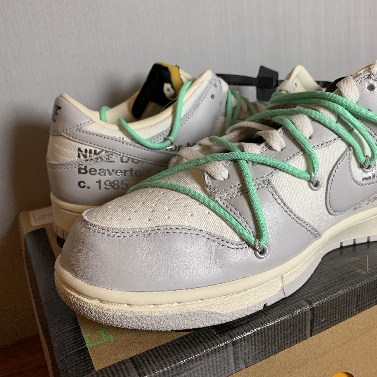 Nike × Off-White Off-White Nike Dunk Low Lot 4 Size US 11 / EU 44 - 10 Thumbnail