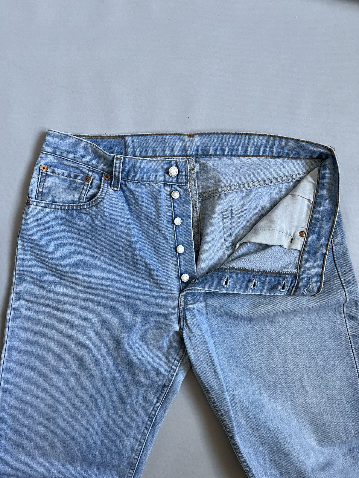 Levi's Vintage Levi’s 501 Blue Stonewashed Regular Fit Button Jeans Size US 36 / EU 52 - 12 Thumbnail