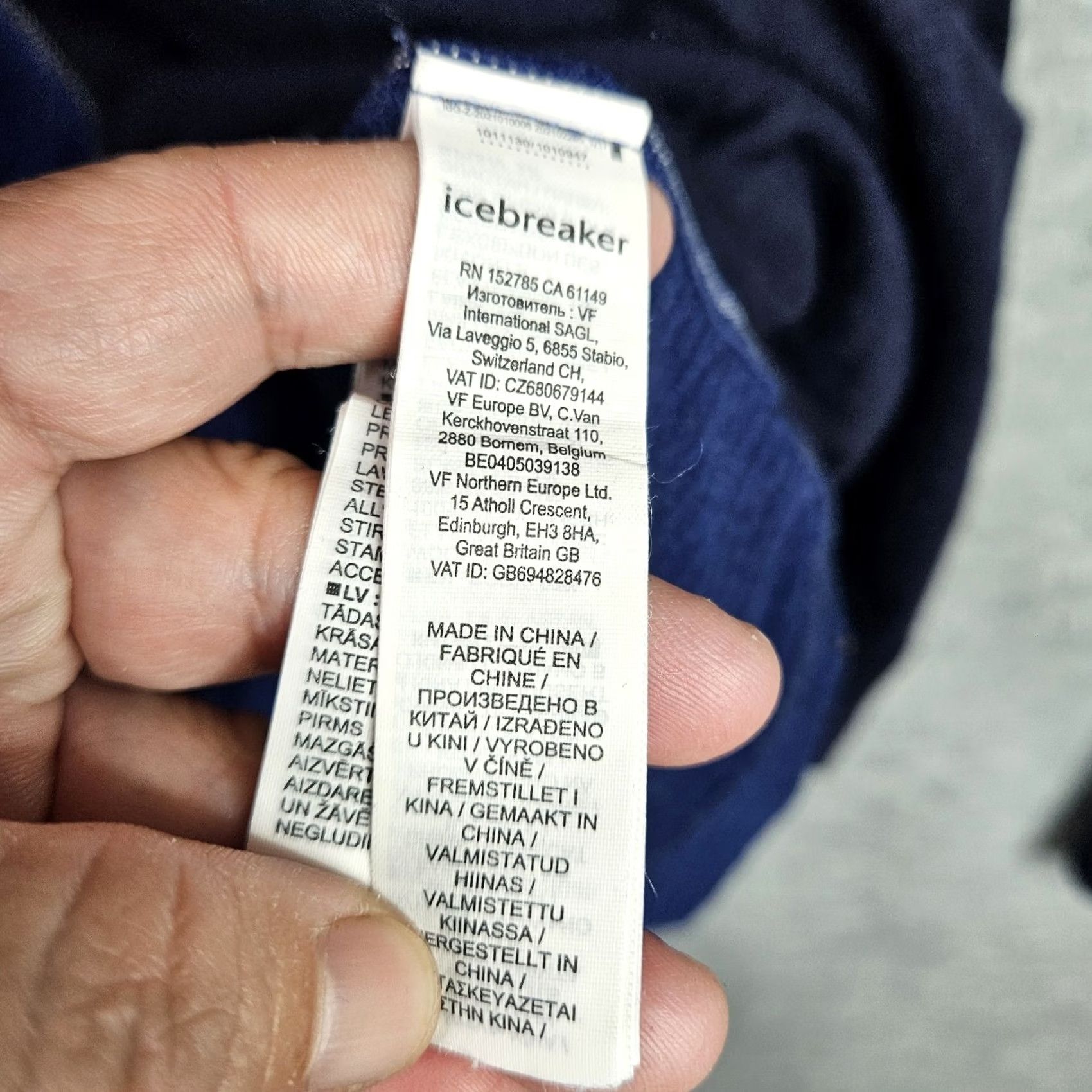 Icebreaker Icebreaker Men’s Merino 260 Zone 1/2 Zip Lightweight Pullover Blue L Shirt Mens Wool Knit Logo 1/2 Zip Size US L / EU 52-54 / 3 - 6 Thumbnail