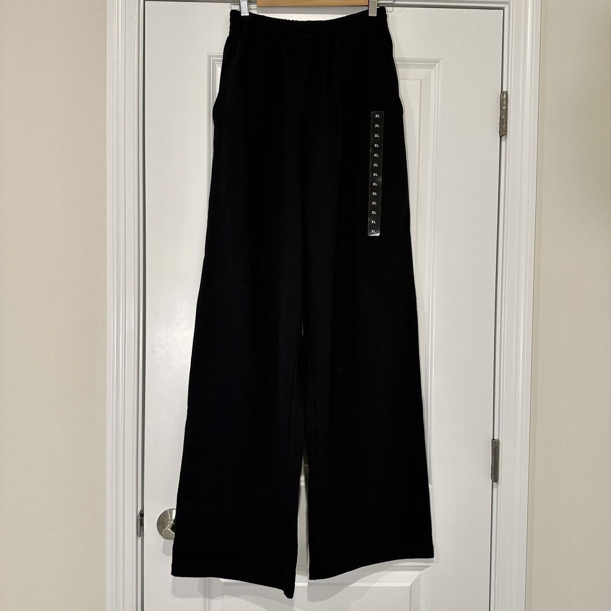 Image of Balenciaga Fw22 Sticker Sweatpants in Black, Men's (Size 30)