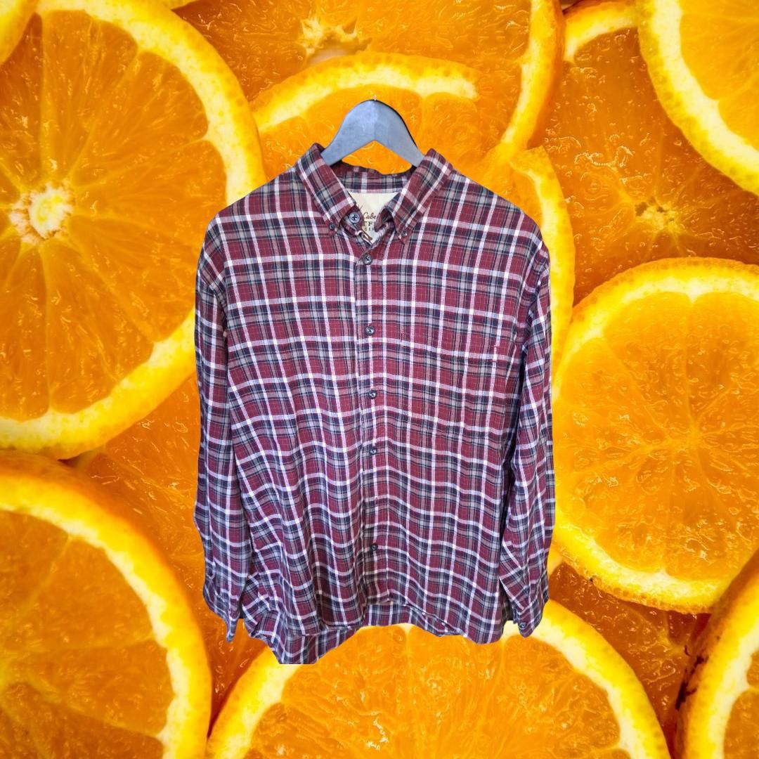 Other Cabela's Outfitter Series Red, White and Black Flannel Butto Size US L / EU 52-54 / 3 - 1 Thumbnail