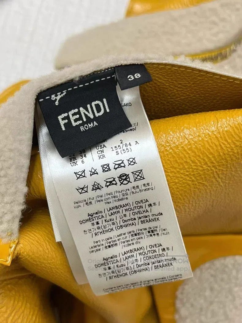 Fendi Fendi Leather and fur integrated biker jacket Size XS / US 0-2 / IT 36-38 - 8 Thumbnail