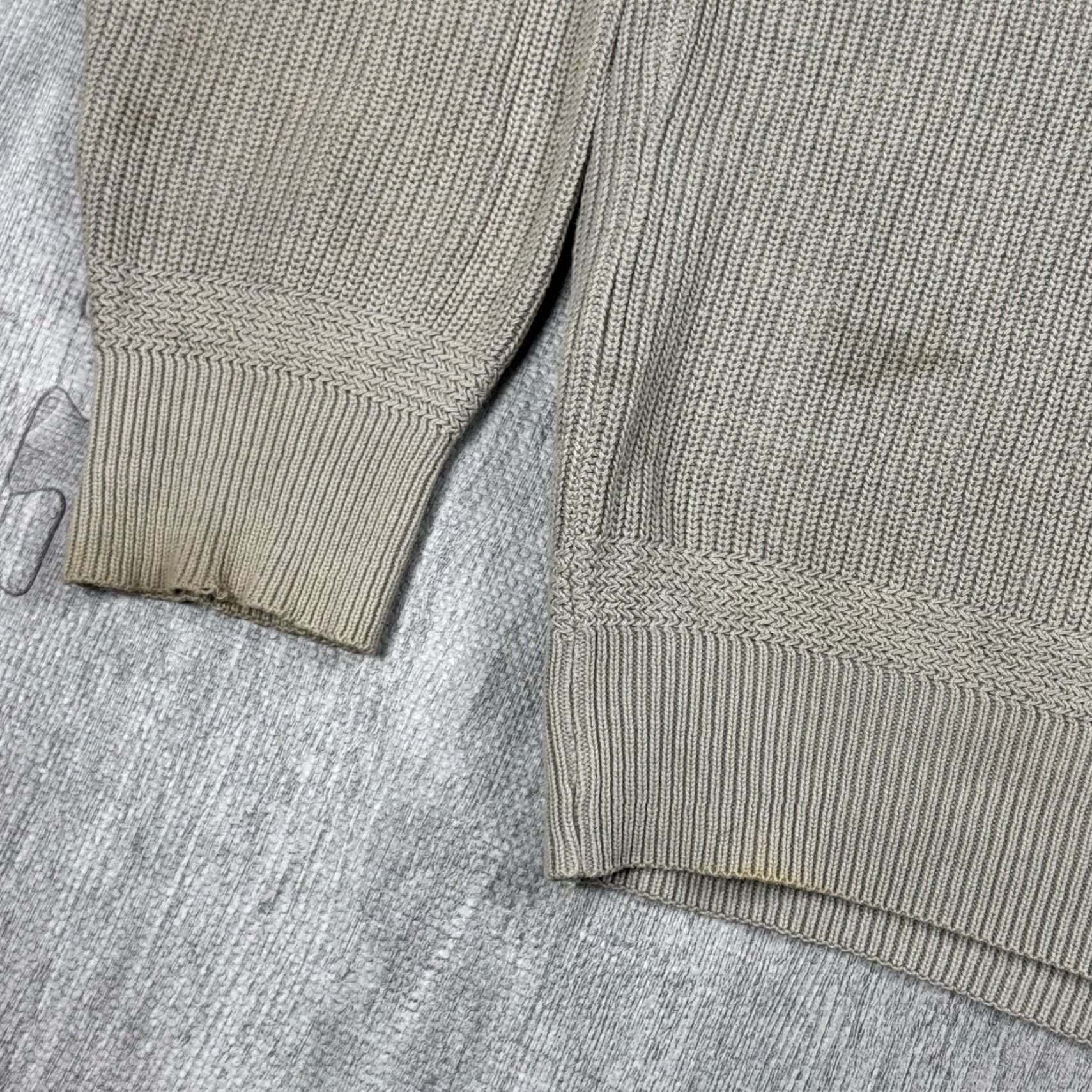 Vintage VINTAGE L.L. BEAN 5-BUTTON FISHERMAN HENLEY SWEATER MENS LT GRAY COTTON CLASSIC OUTDOOR USA Size US L / EU 52-54 / 3 - 3 Thumbnail