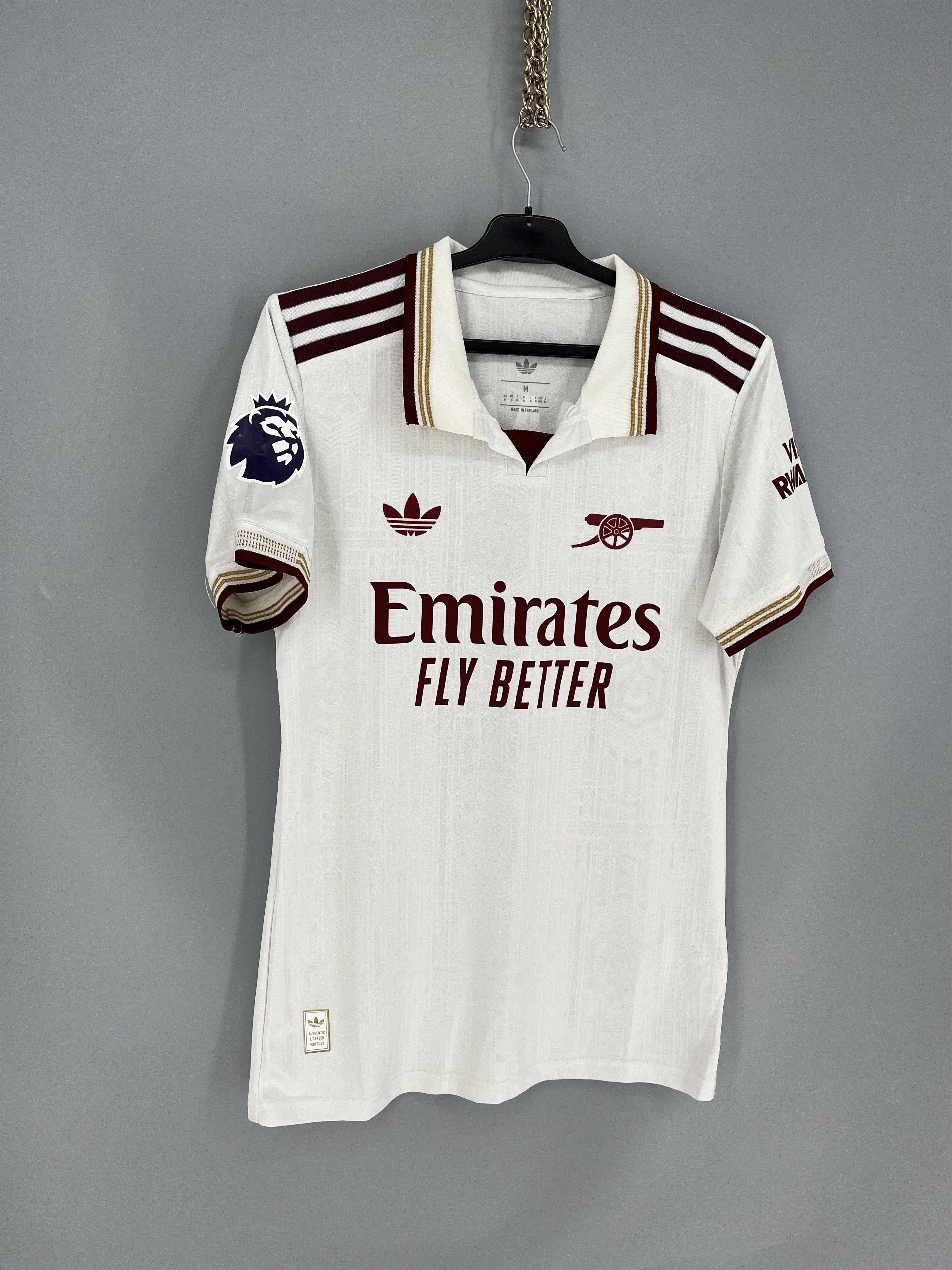 Adidas Arsenal 23/24 Away Jersey Saliba #6 Adidas Premier League Size US M / EU 48-50 / 2 - 2 Thumbnail