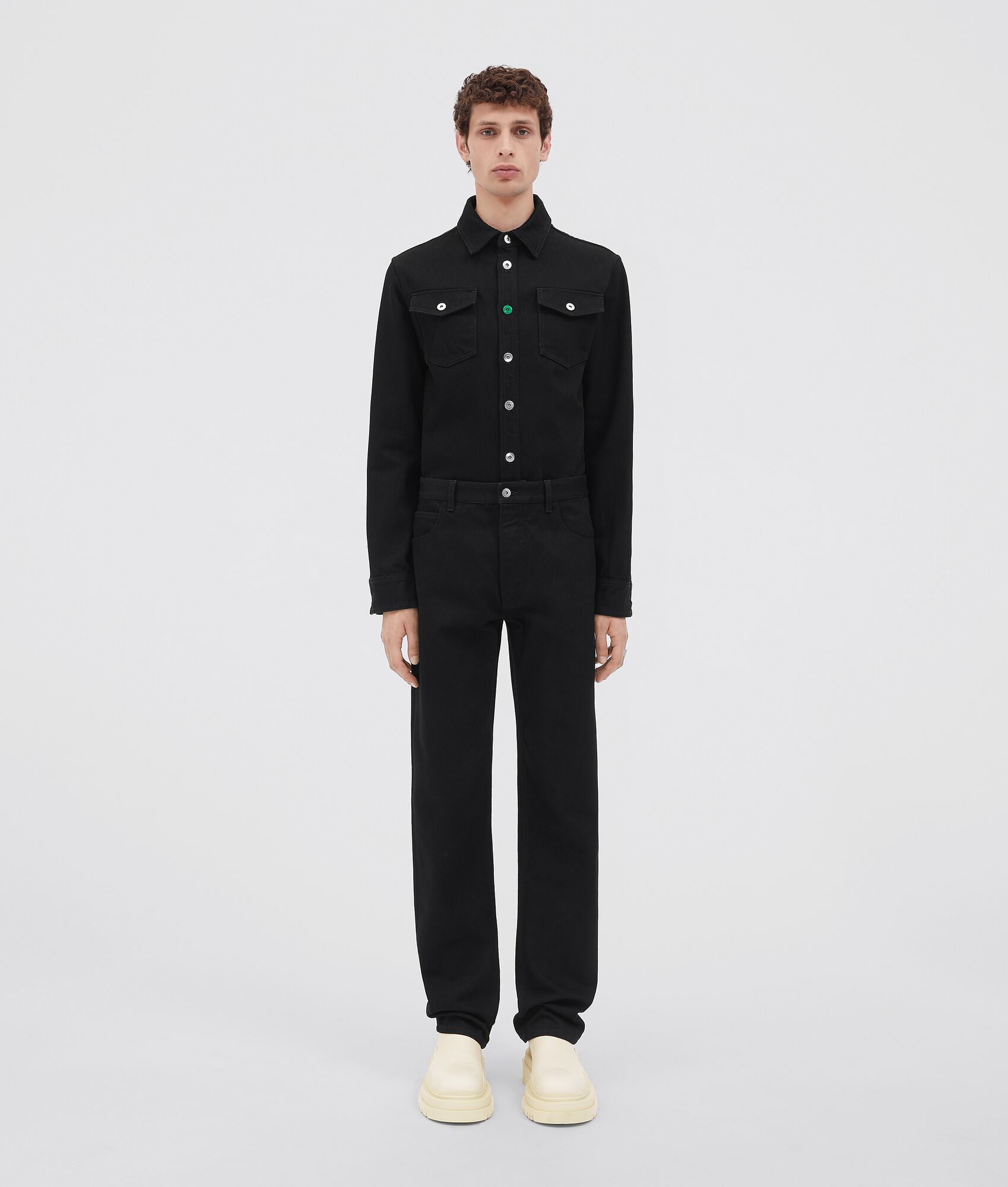 image of Bottega Veneta O1Loc1C0424 665079 Jeans In Black, Men's (Size 30)