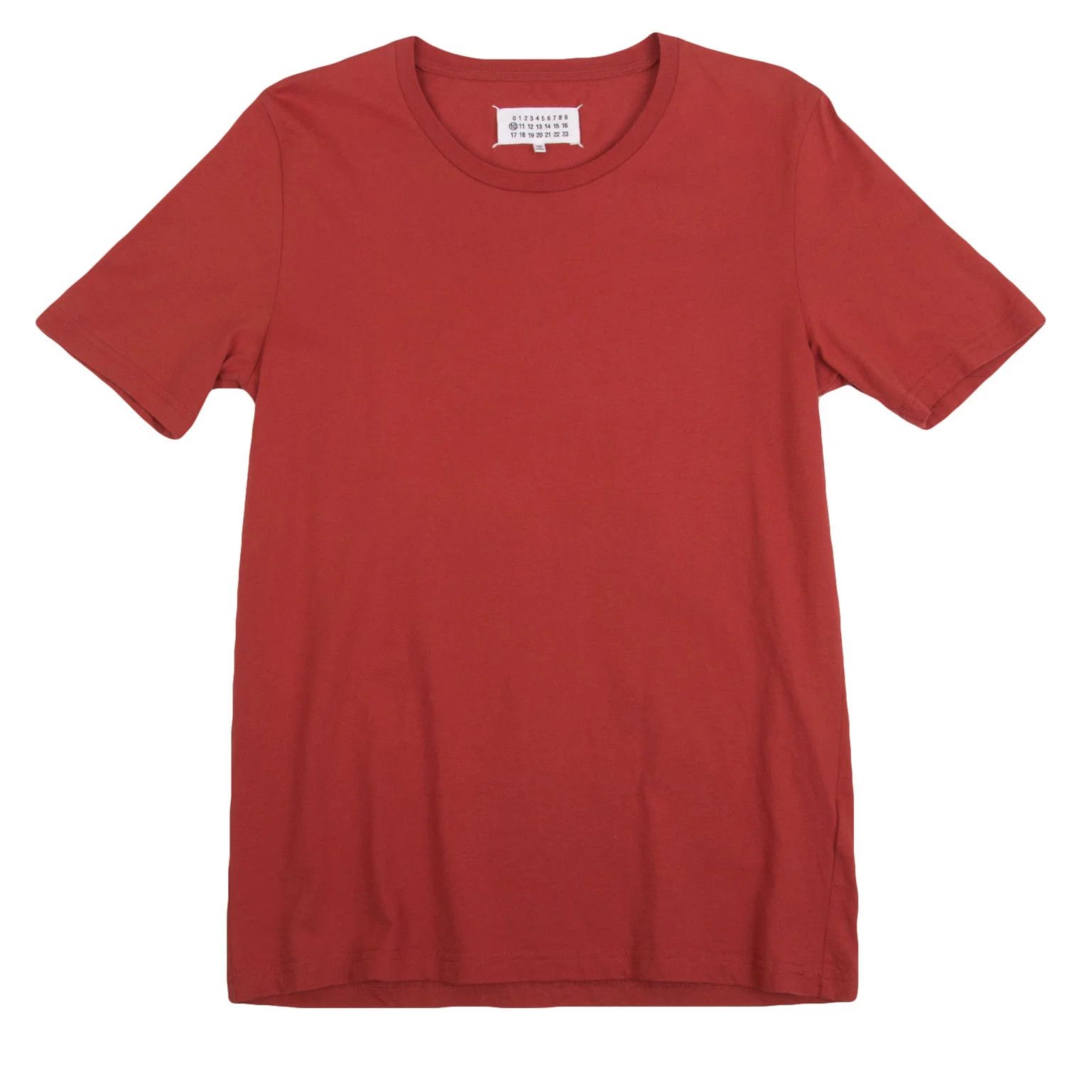 Maison Margiela Crew Neck T-Shirt in Red Size 46 Size US S / EU 44-46 / 1 - 1 Thumbnail