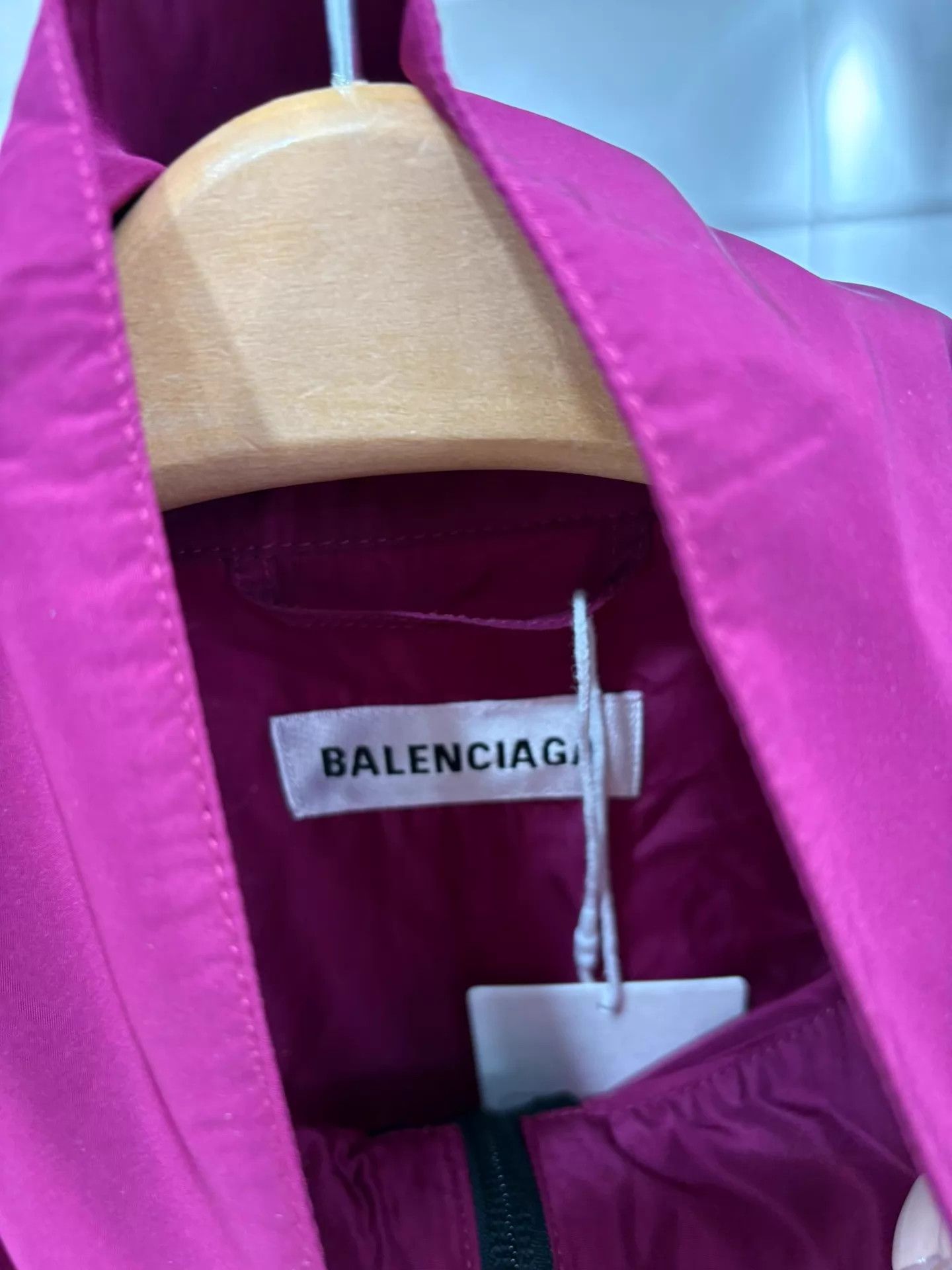 Balenciaga Balenciaga Purple Oversize Shell Jacket Deadstock 36 Size XS / US 0-2 / IT 36-38 - 4 Thumbnail