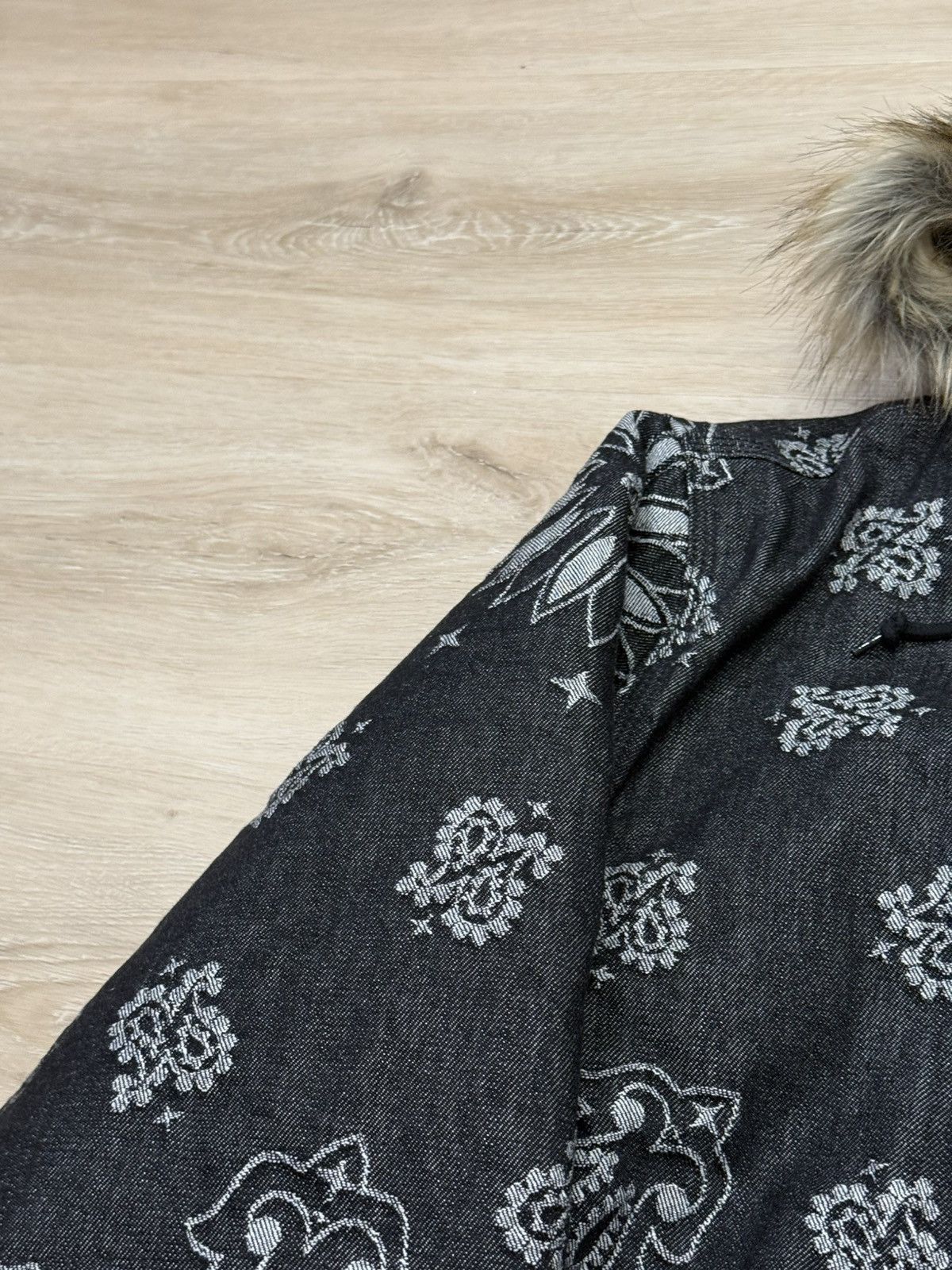 Supreme Supreme Bandana Jacquard Denim Hooded Work Jacket Size US XL / EU 56 / 4 - 7 Thumbnail